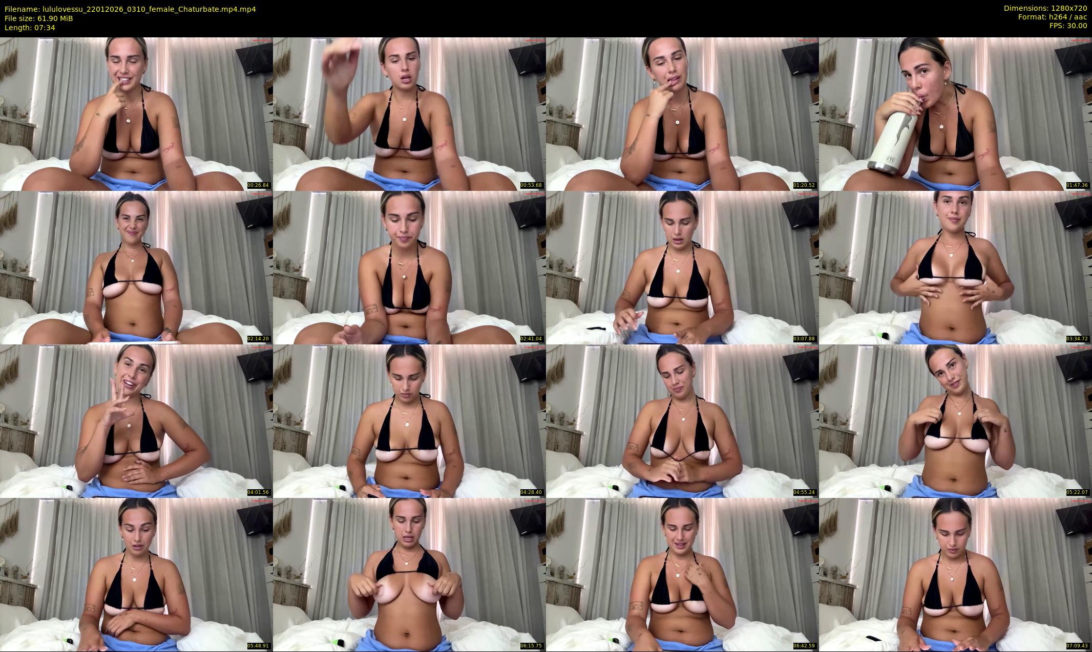 lululovessu — 8 minute Chaturbate female cam show recording, 720p, Jan 22, 2026