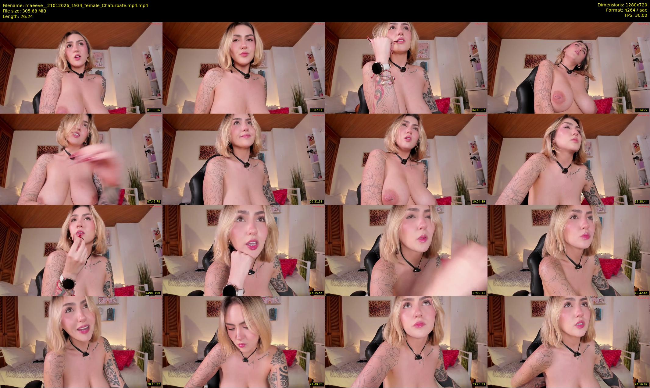 maeeve_ — 27 minute Chaturbate female cam show recording, 720p, Jan 21, 2026