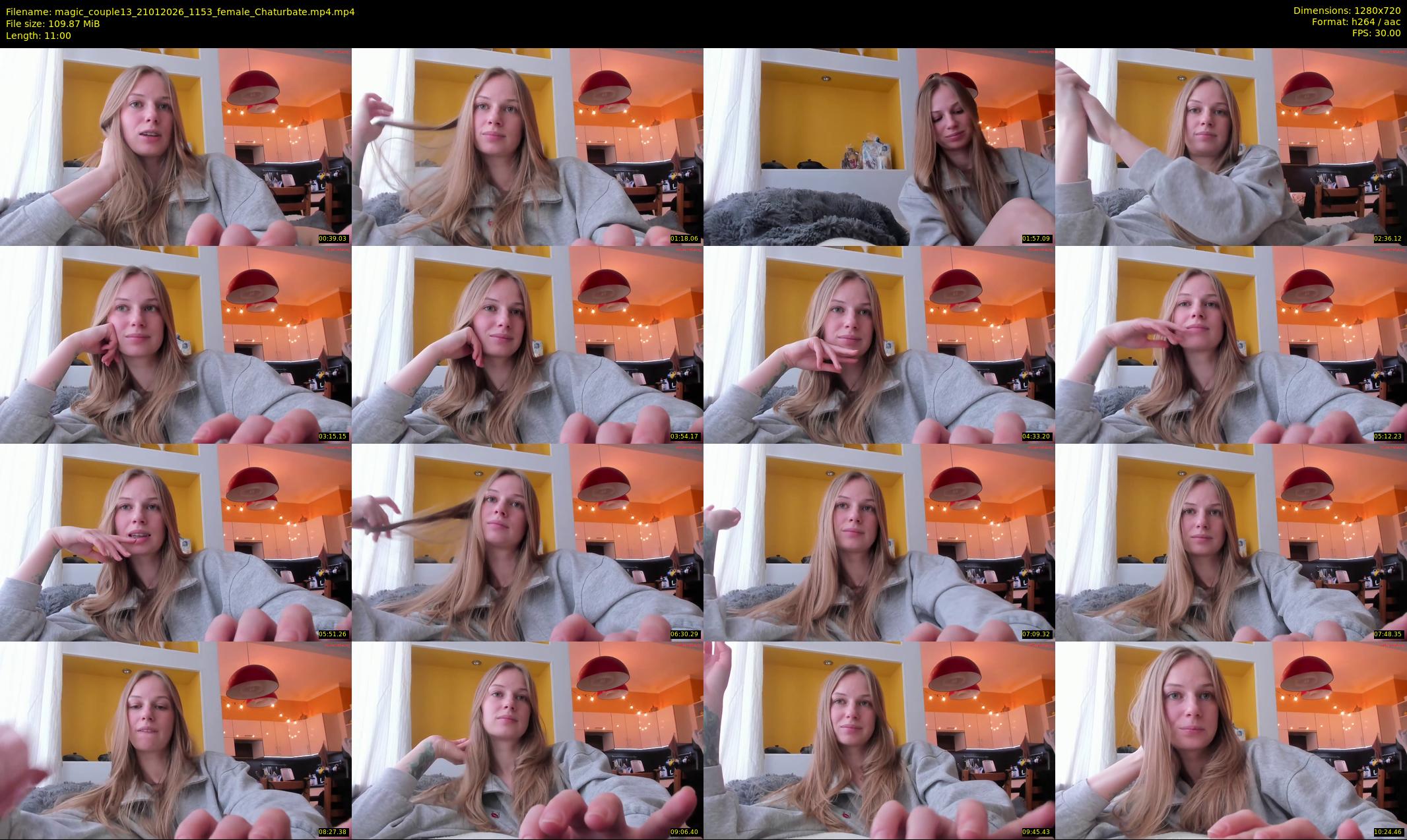 magic_couple13 — 11 minute Chaturbate couple cam show recording, 720p, Jan 21, 2026
