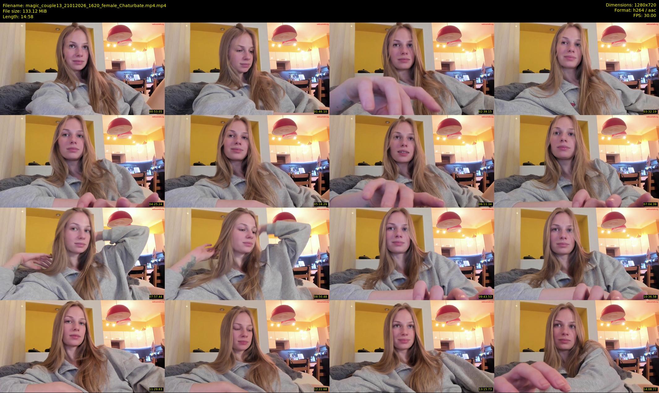 magic_couple13 — 15 minute Chaturbate couple cam show recording, 720p, Jan 21, 2026