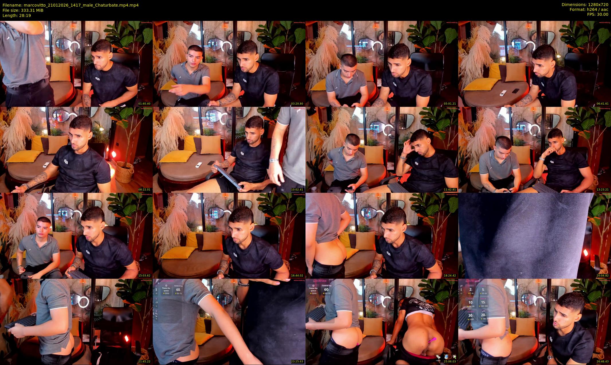 marcovitto — 29 minute Chaturbate couple cam show recording, 720p, Jan 21, 2026
