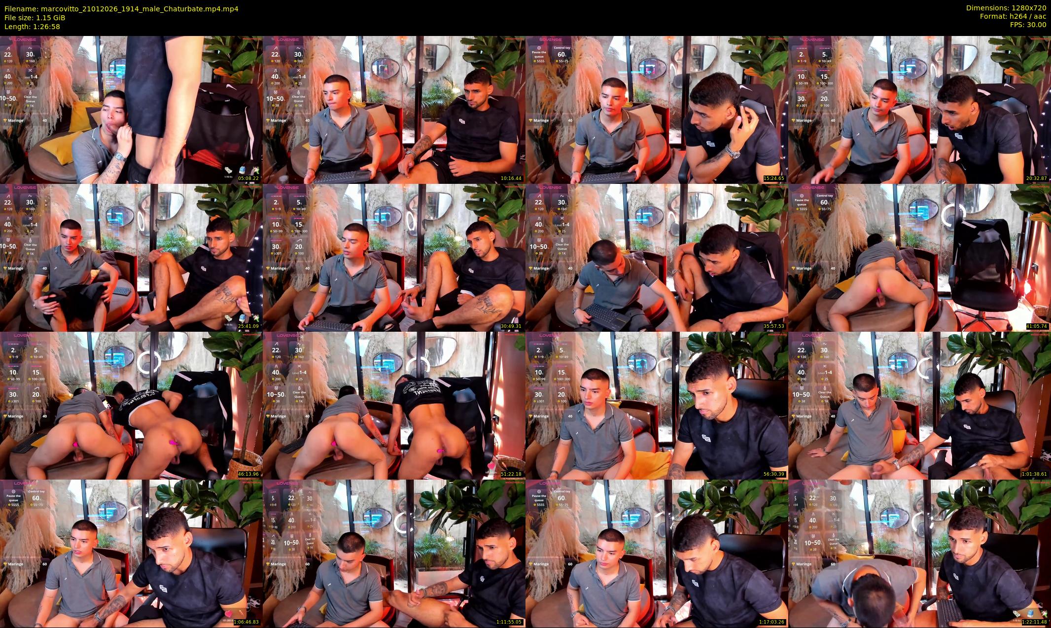 marcovitto — 87 minute Chaturbate couple cam show recording, 720p, Jan 21, 2026