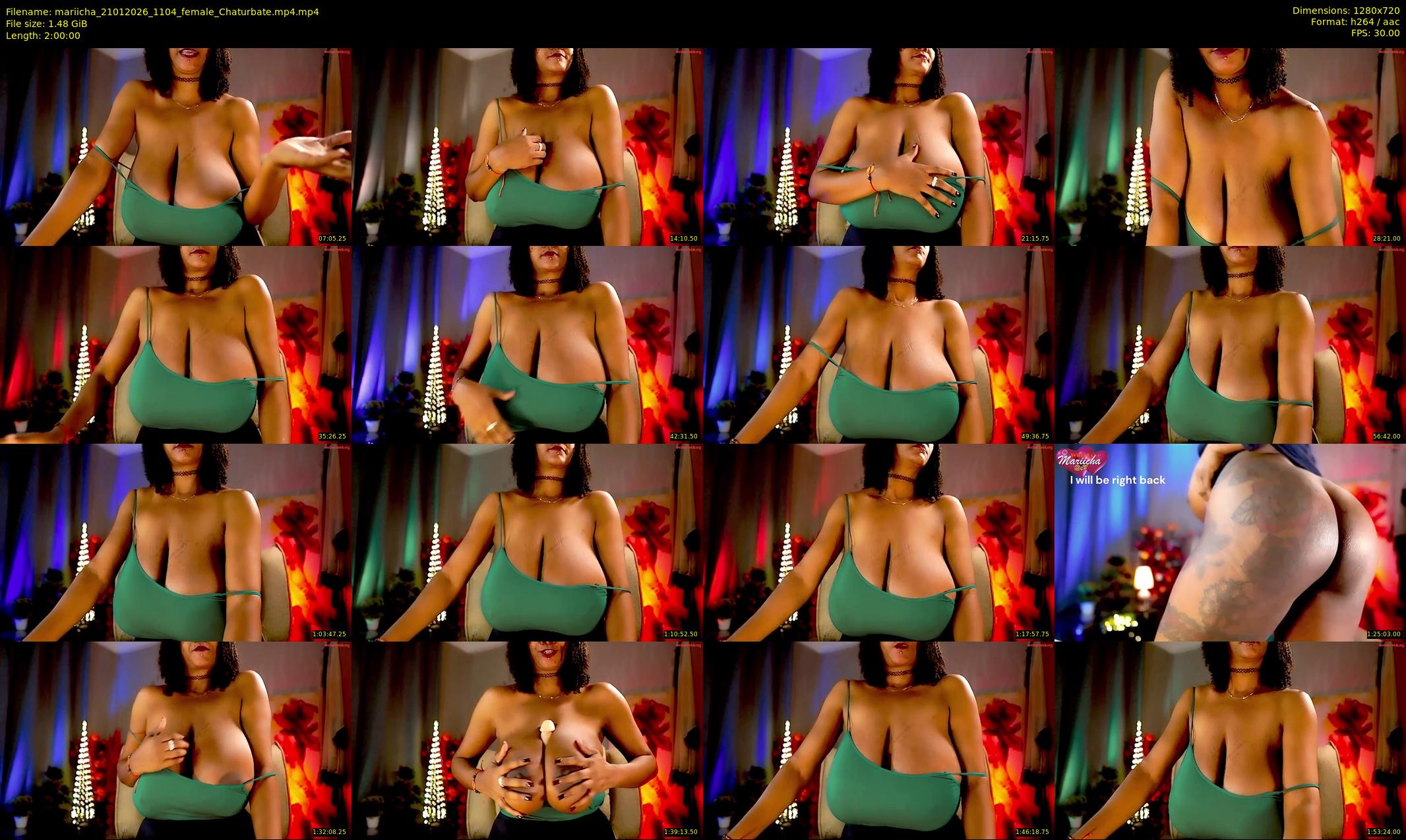 mariicha — 120 minute Chaturbate female cam show recording, 720p, Jan 21, 2026