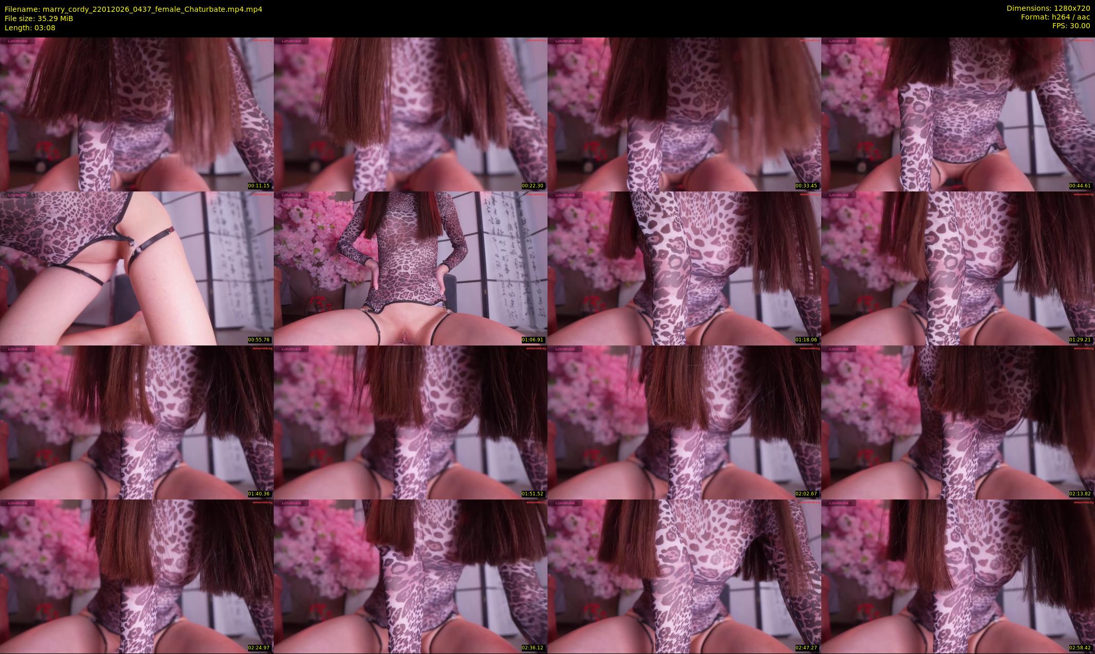 marry_cordy — 4 minute Chaturbate female cam show recording, 720p, Jan 22, 2026