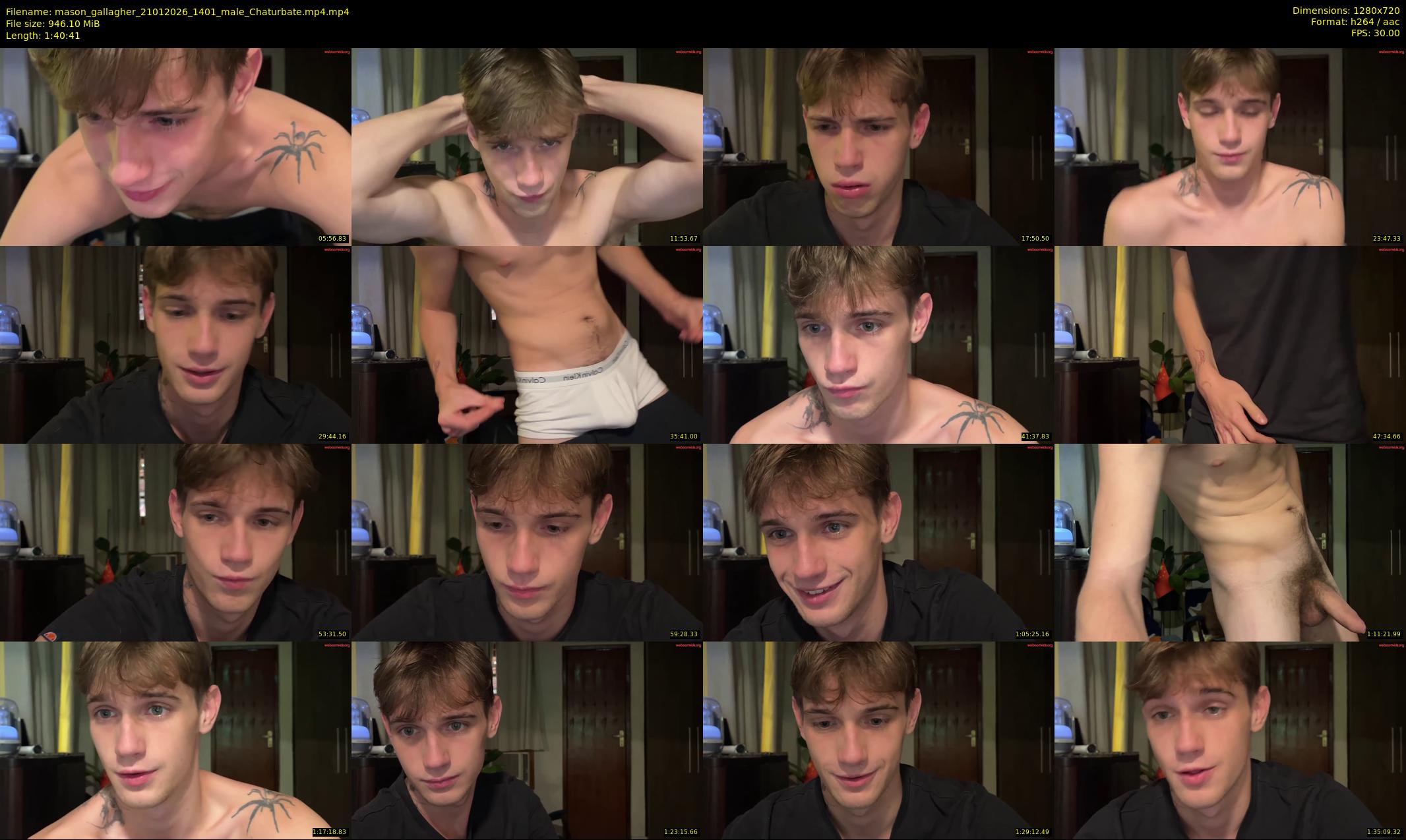 mason_gallagher — 101 minute Chaturbate male cam show recording, 720p, Jan 21, 2026