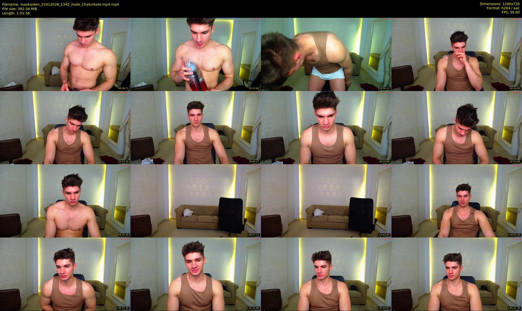 maxkaiden — 112 minute Chaturbate male cam show recording, 720p, Jan 21, 2026