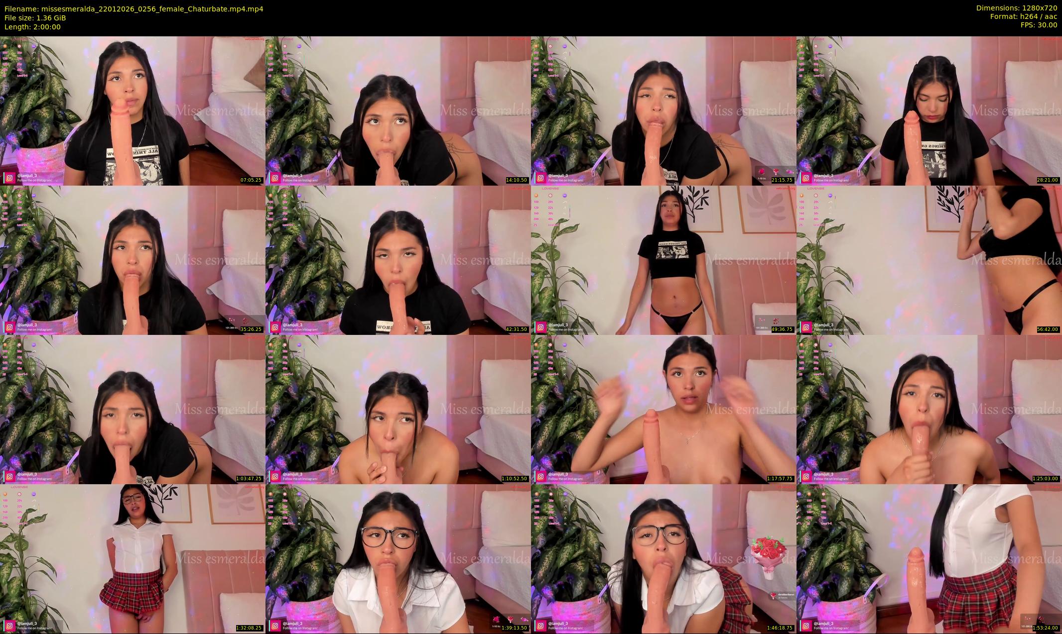 missesmeralda — 120 minute Chaturbate female cam show recording, 720p, Jan 22, 2026