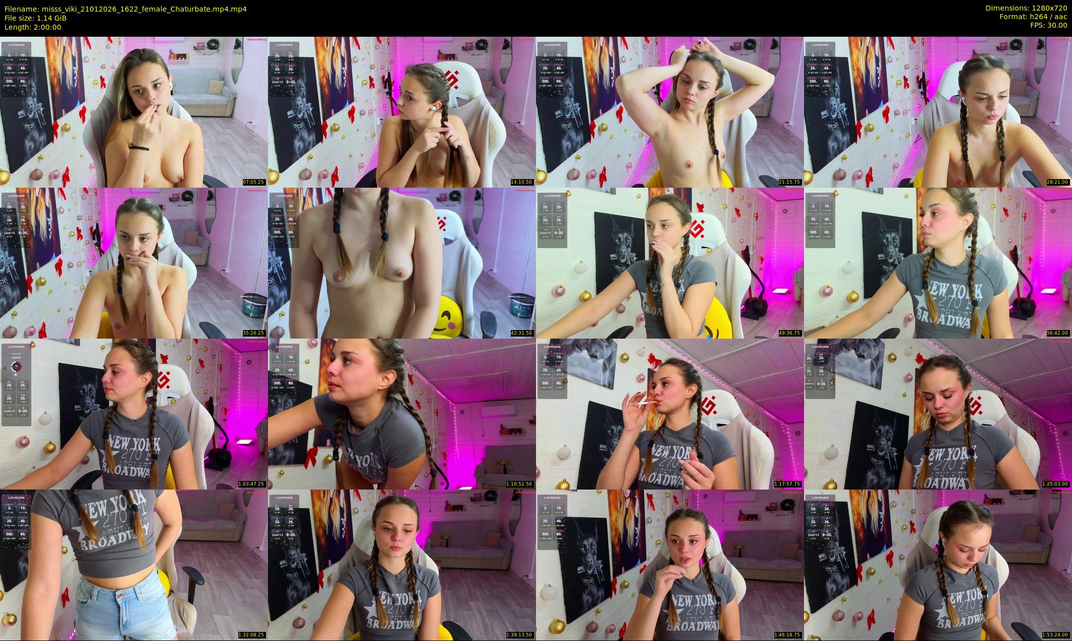 misss_viki — 120 minute Chaturbate couple cam show recording, 720p, Jan 21, 2026