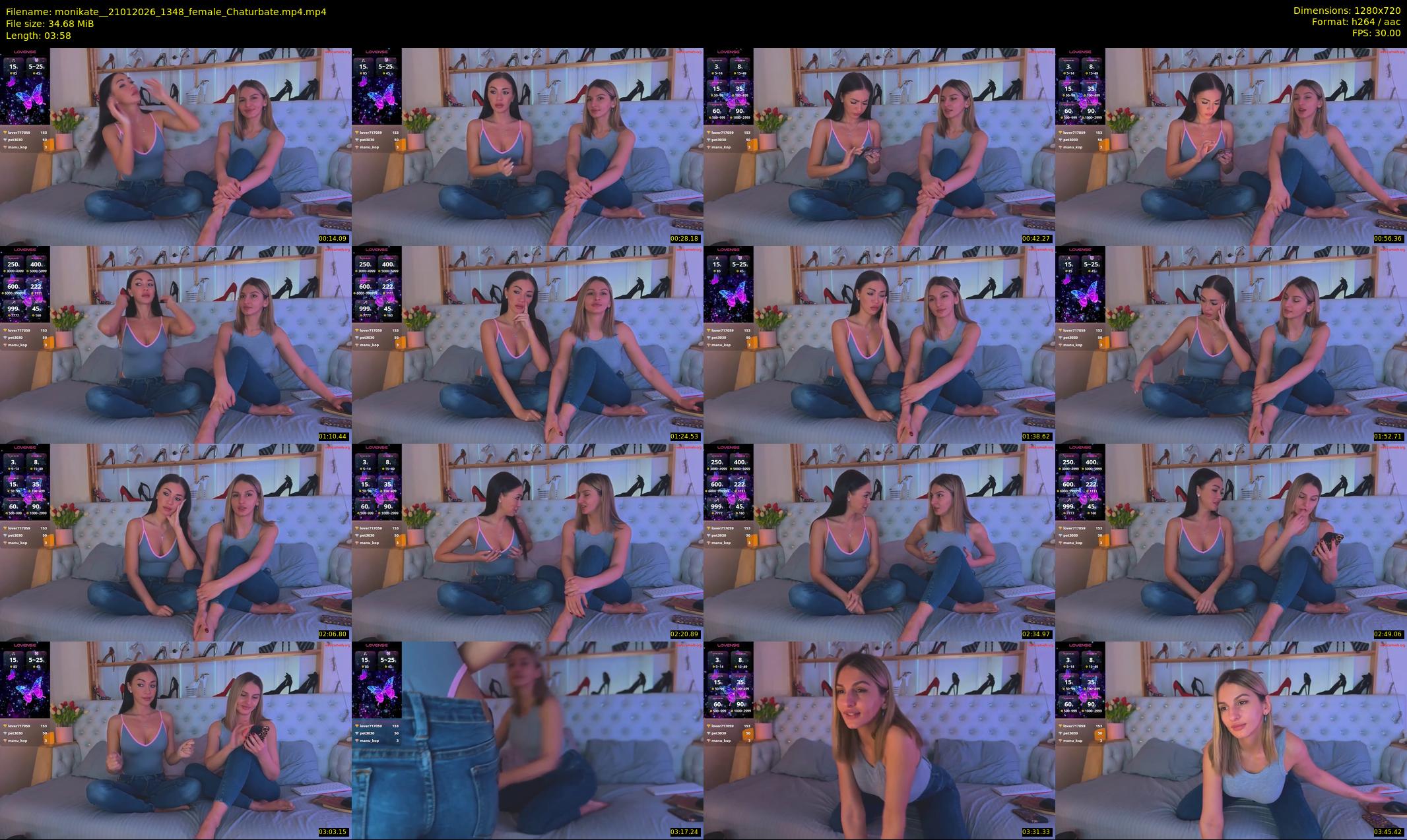 monikate_ — 4 minute Chaturbate couple cam show recording, 720p, Jan 21, 2026