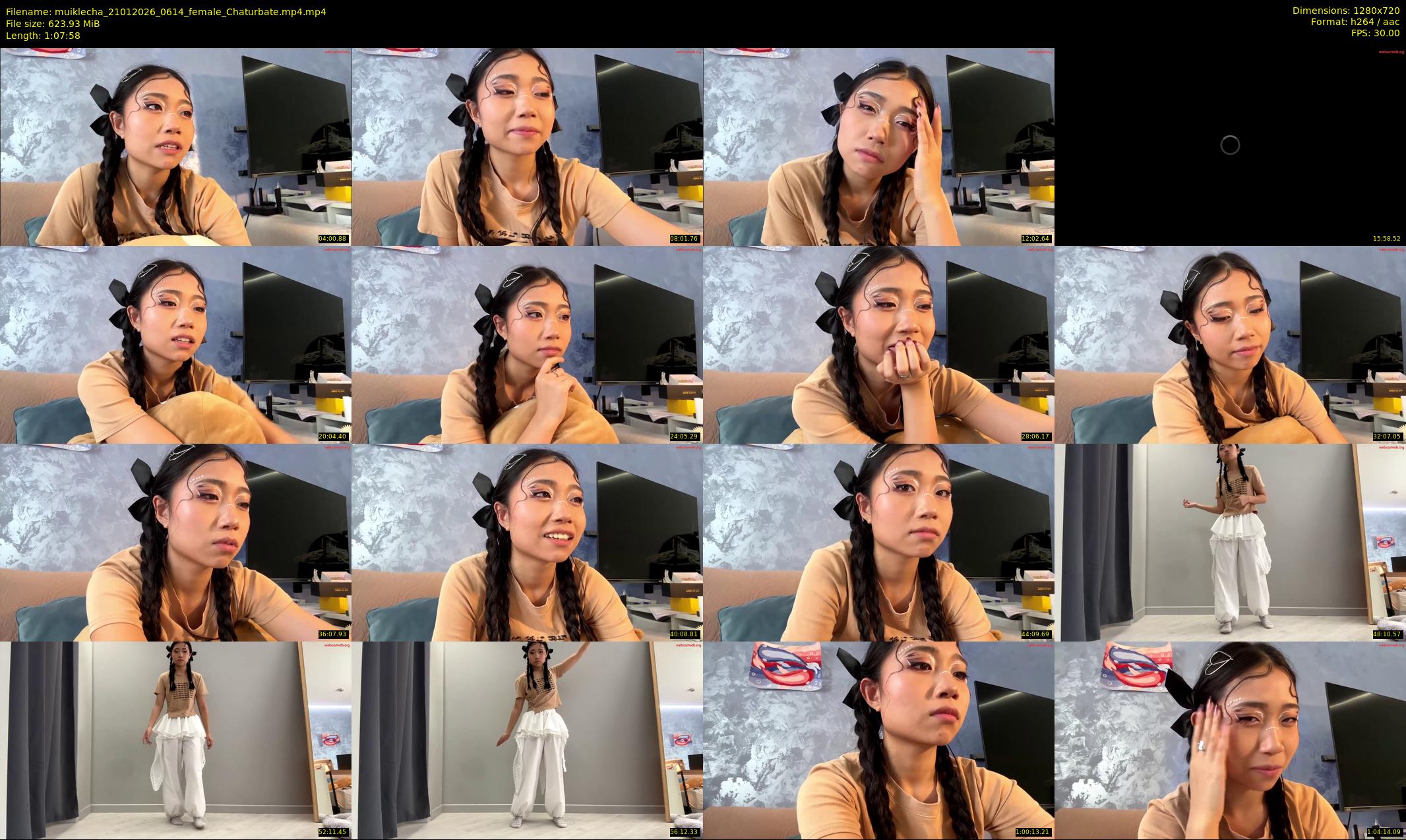 muiklecha — 68 minute Chaturbate female cam show recording, 720p, Jan 21, 2026