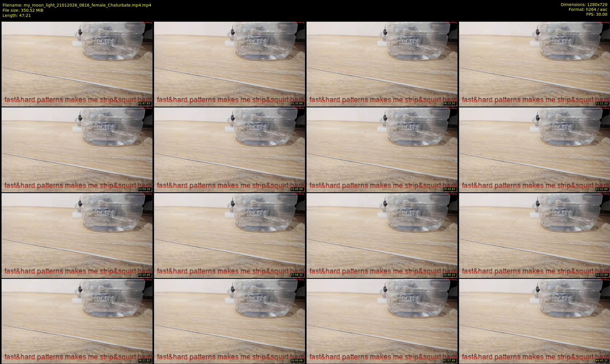 my_moon_light — 48 minute Chaturbate female cam show recording, 720p, Jan 21, 2026