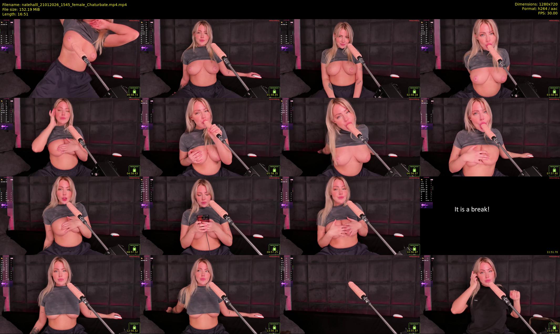 natehalll — 17 minute Chaturbate female cam show recording, 720p, Jan 21, 2026