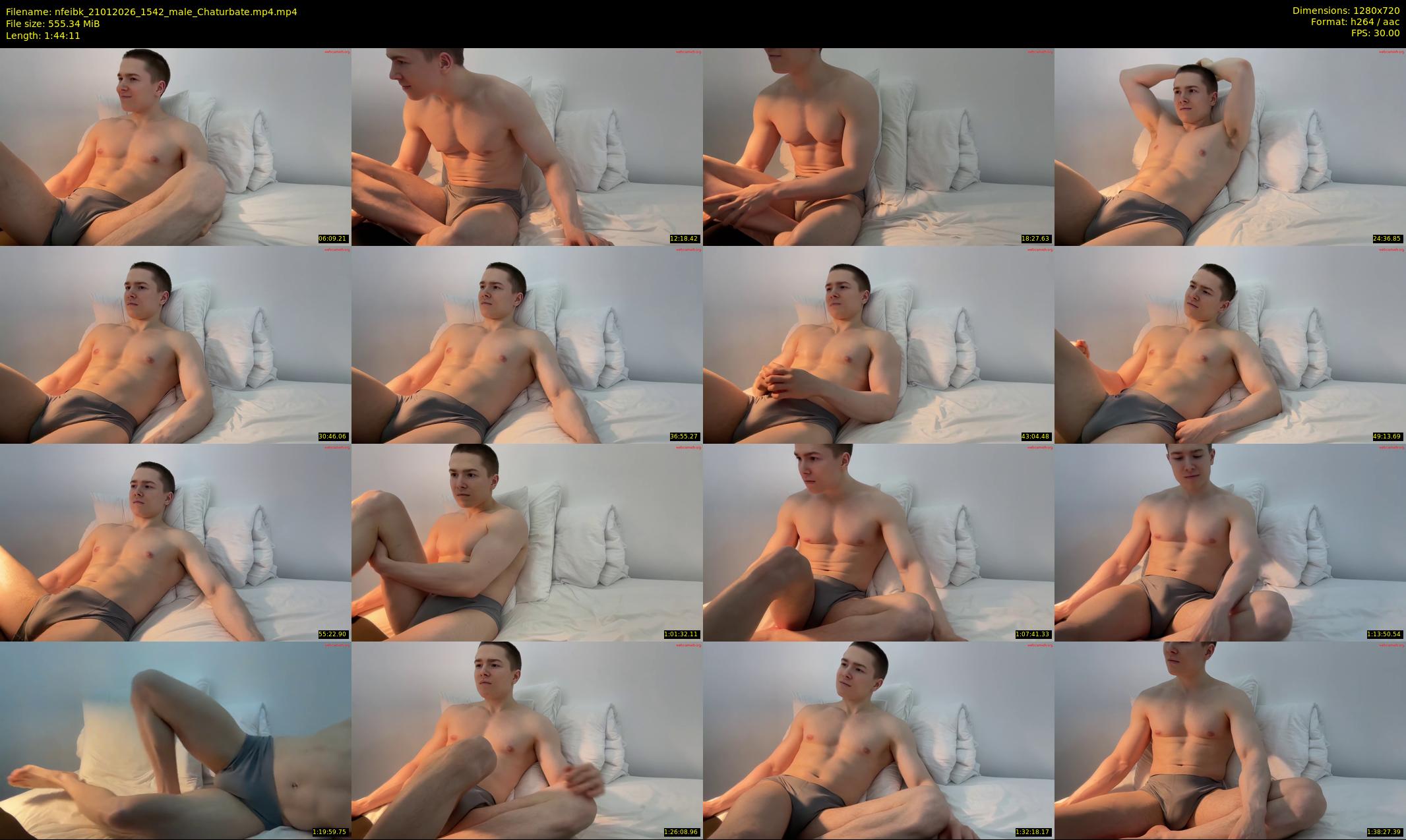 nfeibk — 105 minute Chaturbate male cam show recording, 720p, Jan 21, 2026