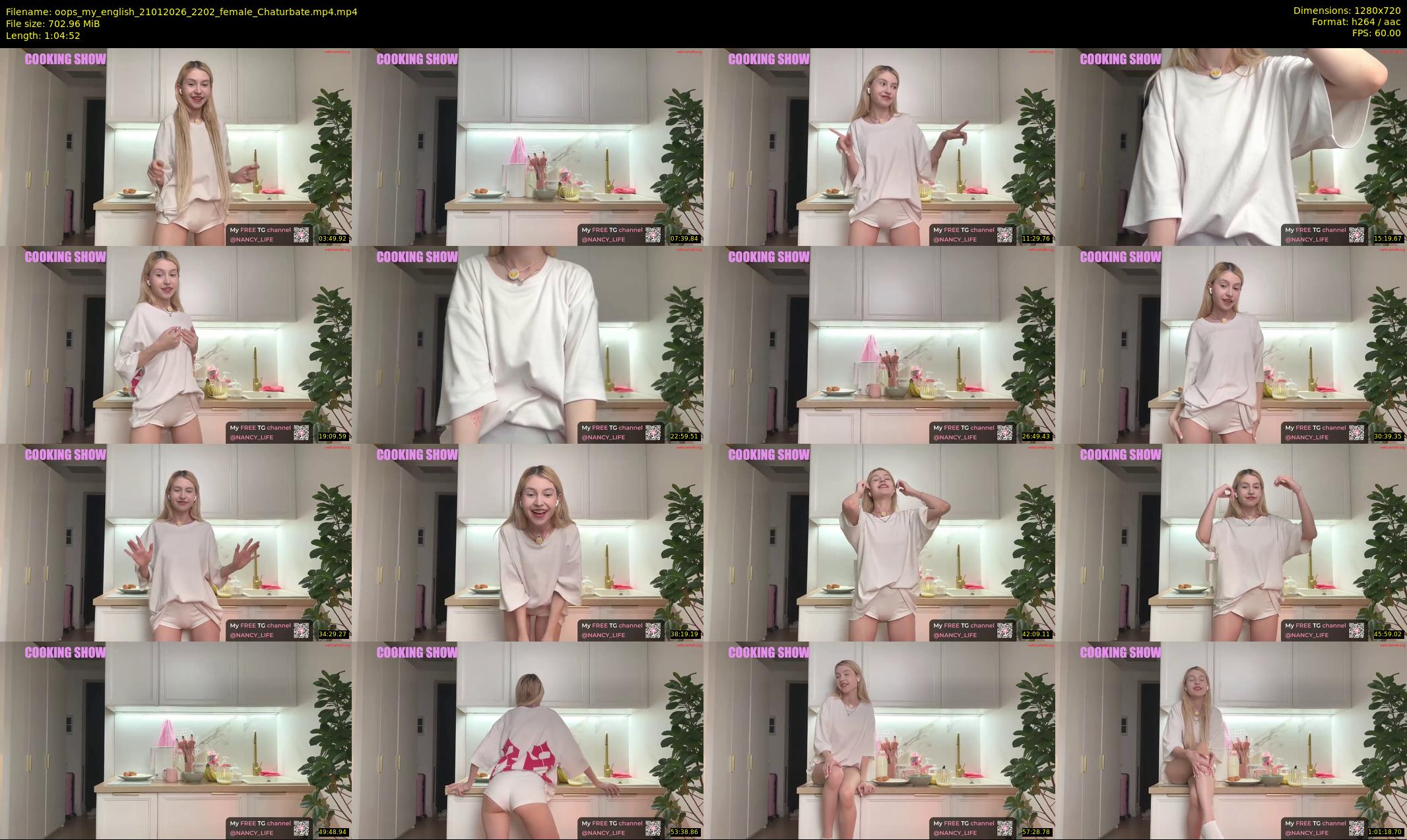 oops_my_english — 65 minute Chaturbate female cam show recording, 720p, Jan 21, 2026