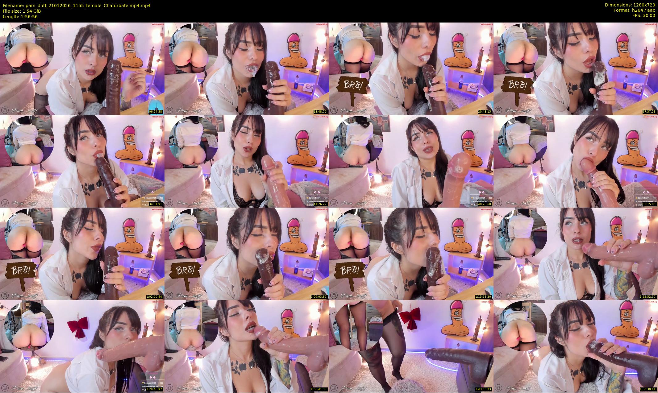 pam_duff — 117 minute Chaturbate female cam show recording, 720p, Jan 21, 2026