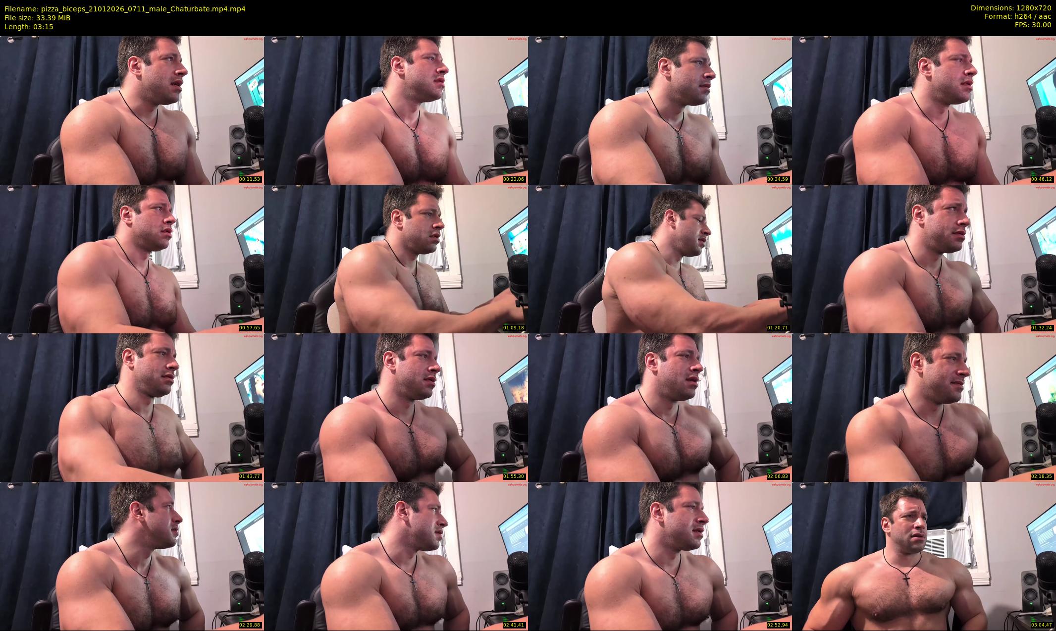 pizza_biceps — 4 minute Chaturbate male cam show recording, 720p, Jan 21, 2026