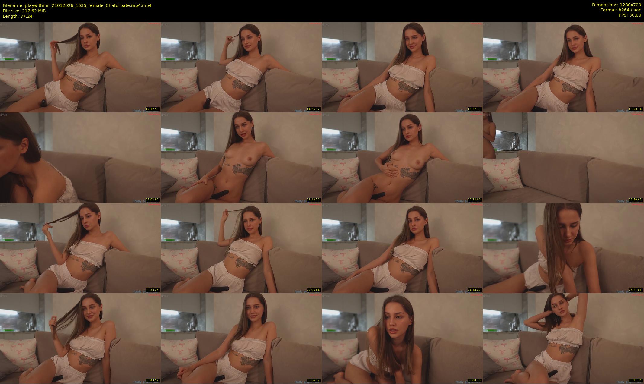 playwithmil — 38 minute Chaturbate couple cam show recording, 720p, Jan 21, 2026