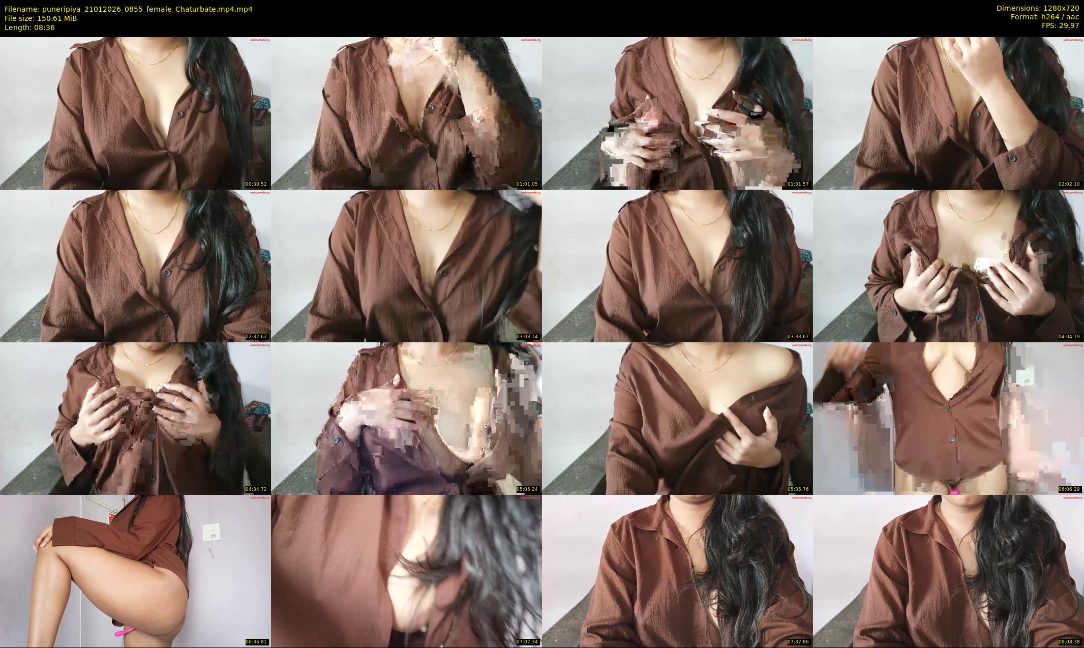 puneripiya — 9 minute Chaturbate female cam show recording, 720p, Jan 21, 2026
