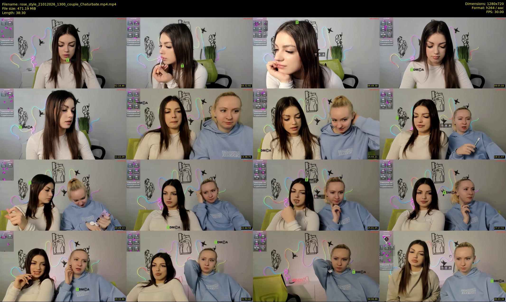 rose_style — 39 minute Chaturbate couple cam show recording, 720p, Jan 21, 2026