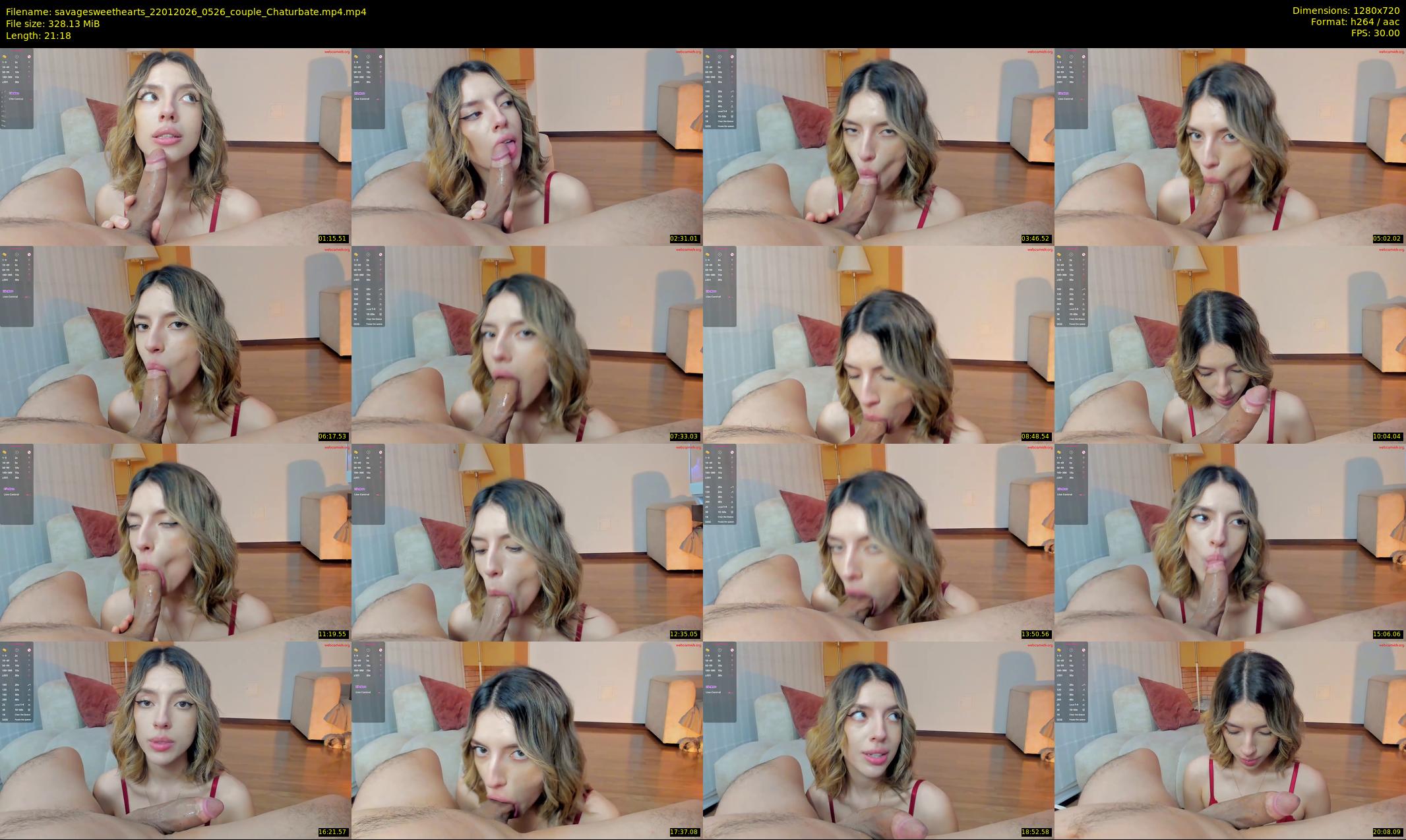 savagesweethearts — 22 minute Chaturbate couple cam show recording, 720p, Jan 22, 2026