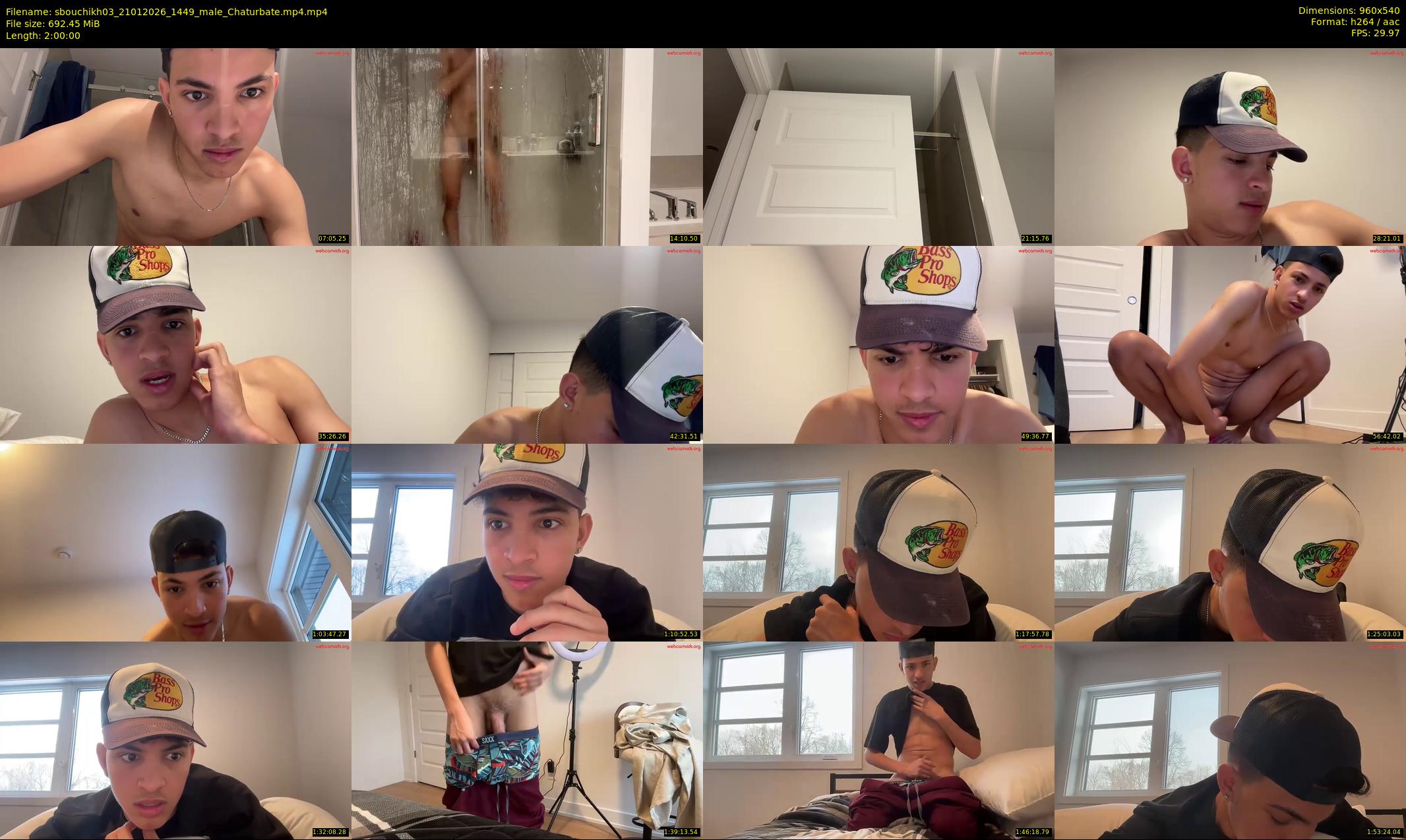 sbouchikh03 — 120 minute Chaturbate male cam show recording, 480p, Jan 21, 2026