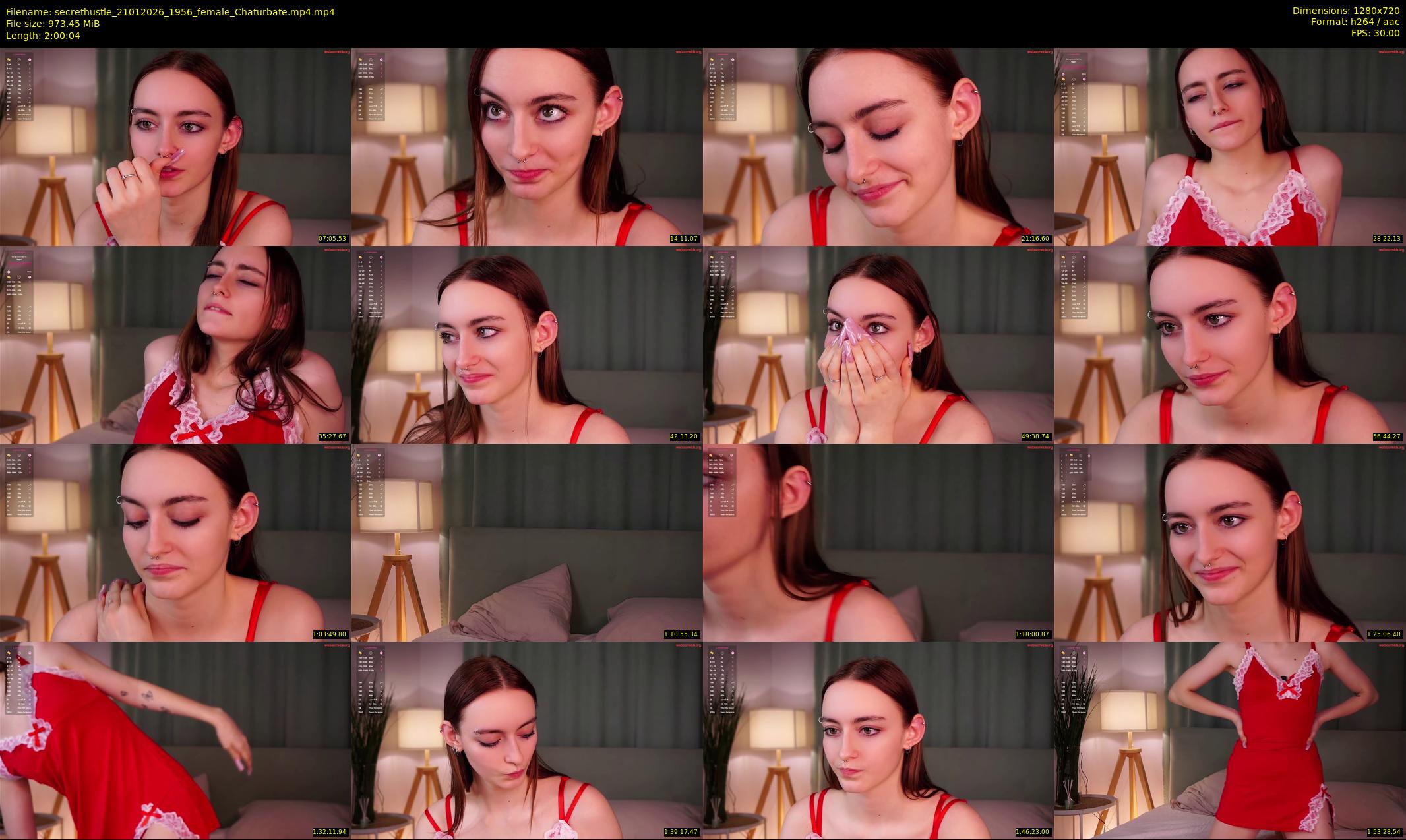 secrethustle — 121 minute Chaturbate female cam show recording, 720p, Jan 21, 2026