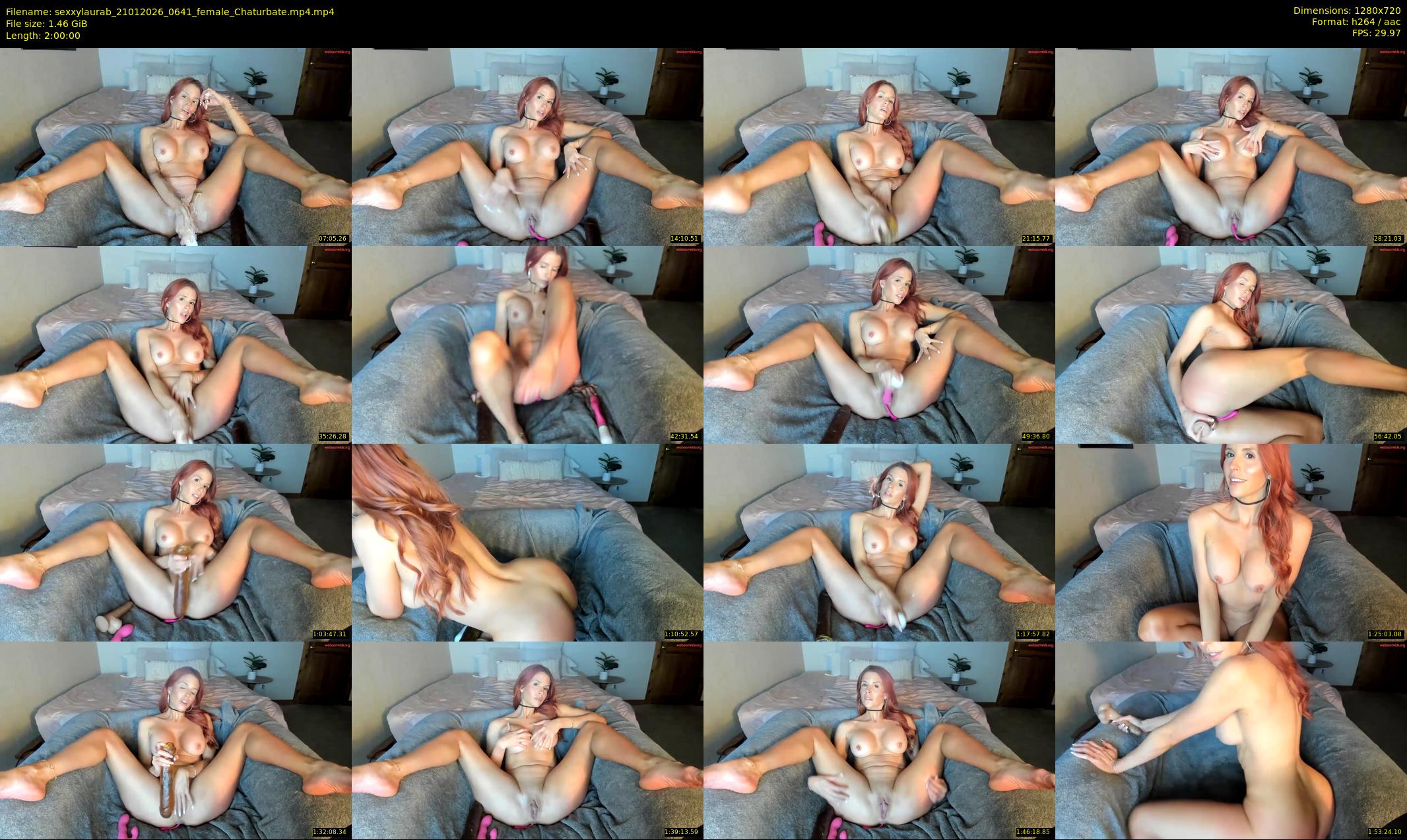 sexxylaurab — 120 minute Chaturbate female cam show recording, 720p, Jan 21, 2026
