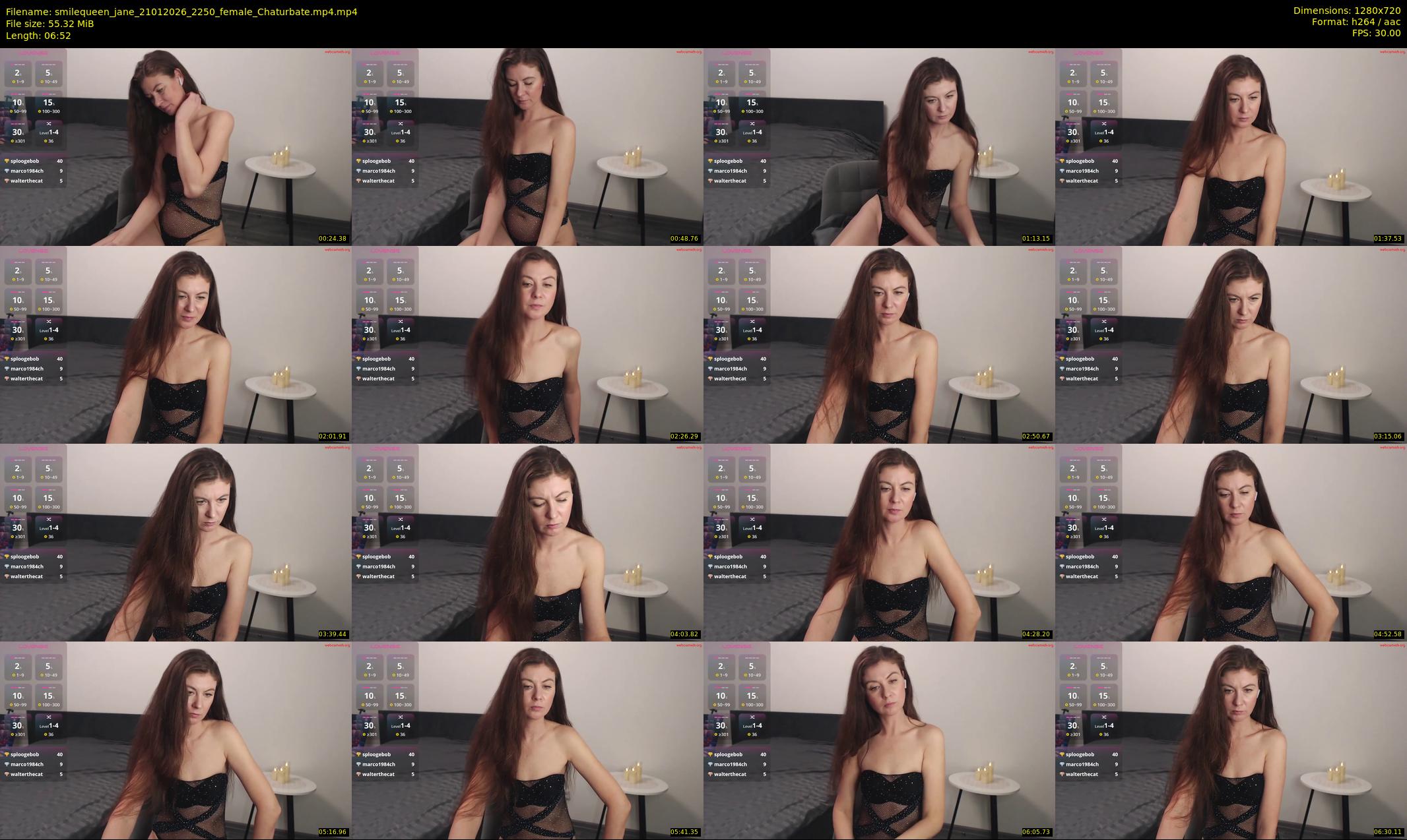 smilequeen_jane — 7 minute Chaturbate female cam show recording, 720p, Jan 21, 2026