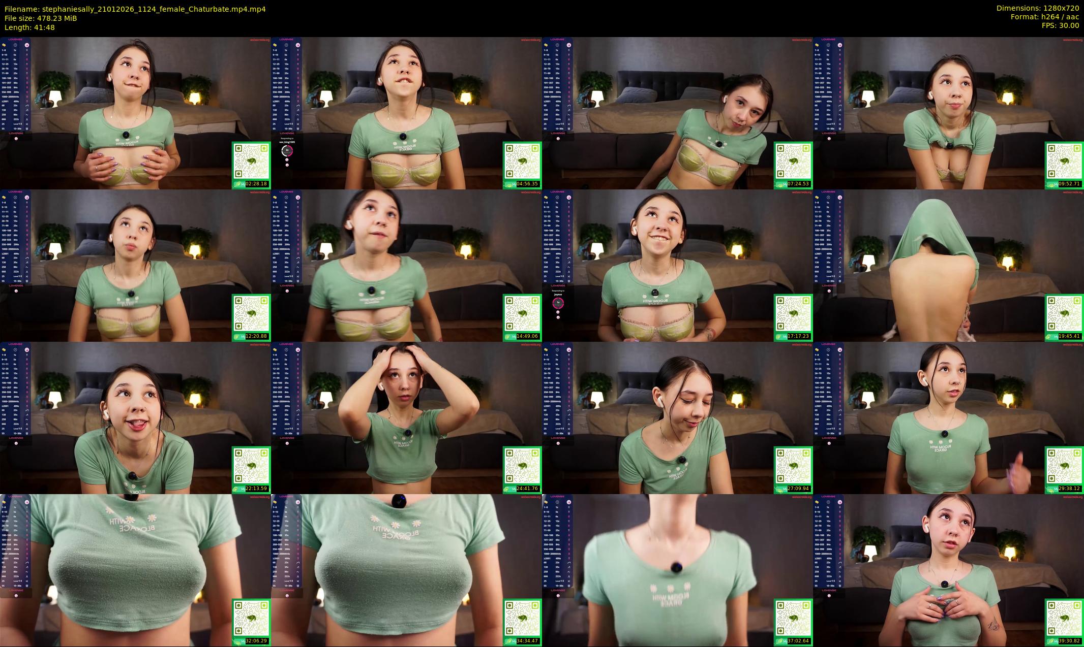 stephaniesally — 42 minute Chaturbate female cam show recording, 720p, Jan 21, 2026