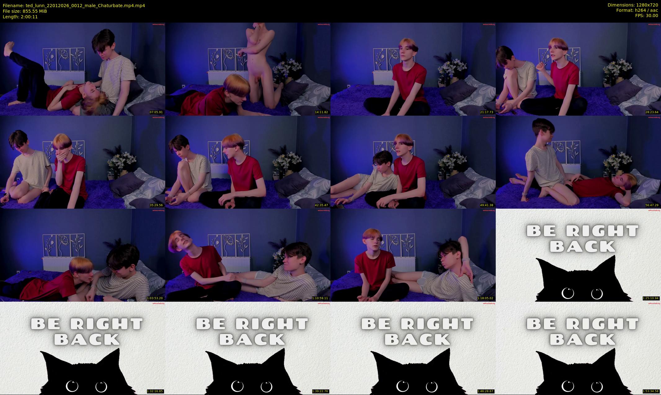 ted_lunn — 121 minute Chaturbate male cam show recording, 720p, Jan 22, 2026