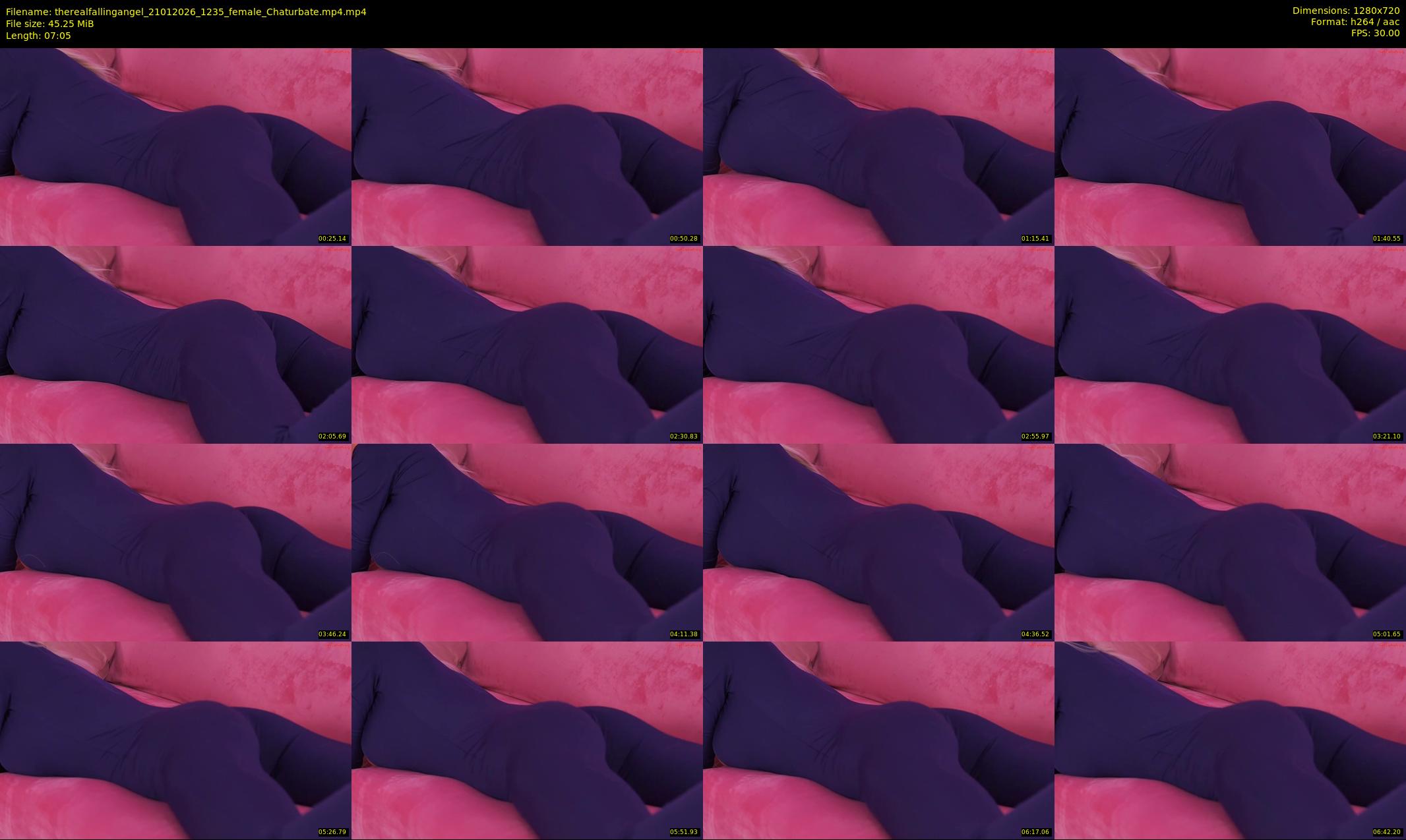therealfallingangel — 8 minute Chaturbate female cam show recording, 720p, Jan 21, 2026