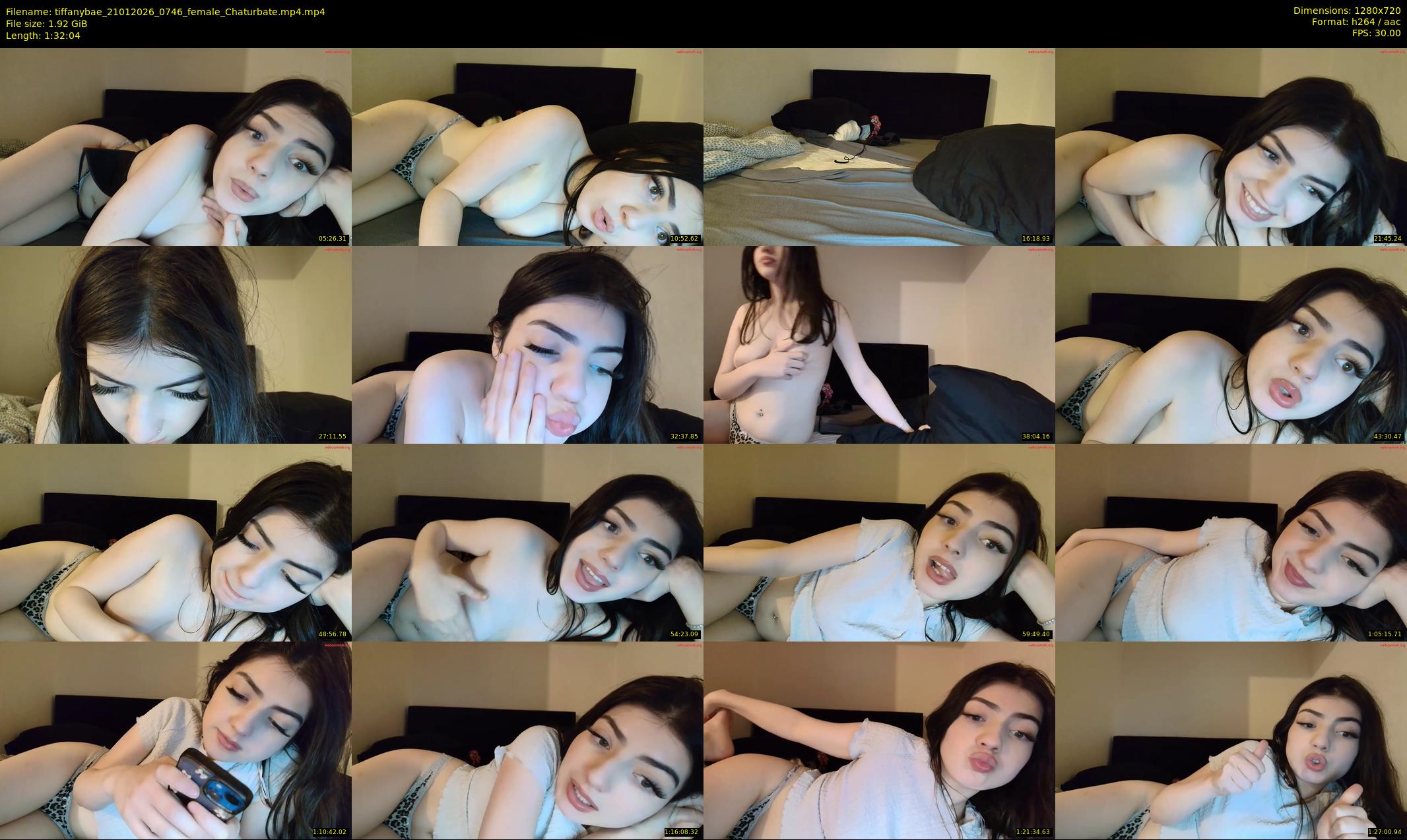tiffanybae — 93 minute Chaturbate female cam show recording, 720p, Jan 21, 2026