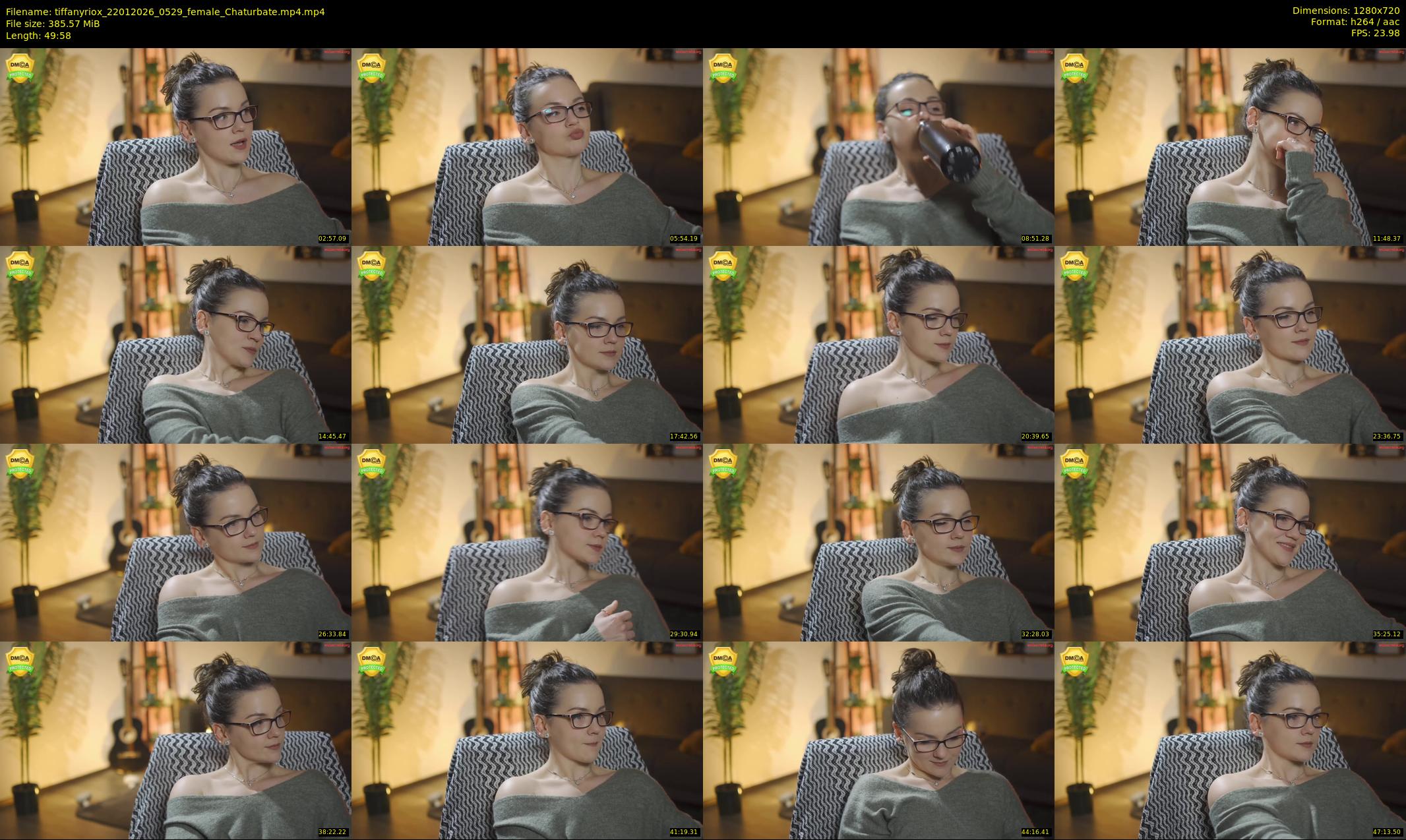 tiffanyriox — 50 minute Chaturbate female cam show recording, 720p, Jan 22, 2026