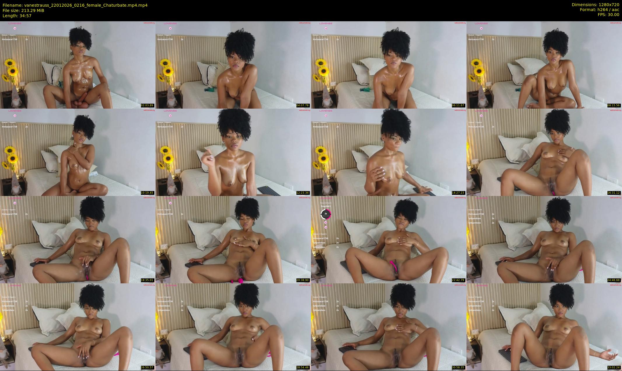 vanestrauss — 35 minute Chaturbate female cam show recording, 720p, Jan 22, 2026