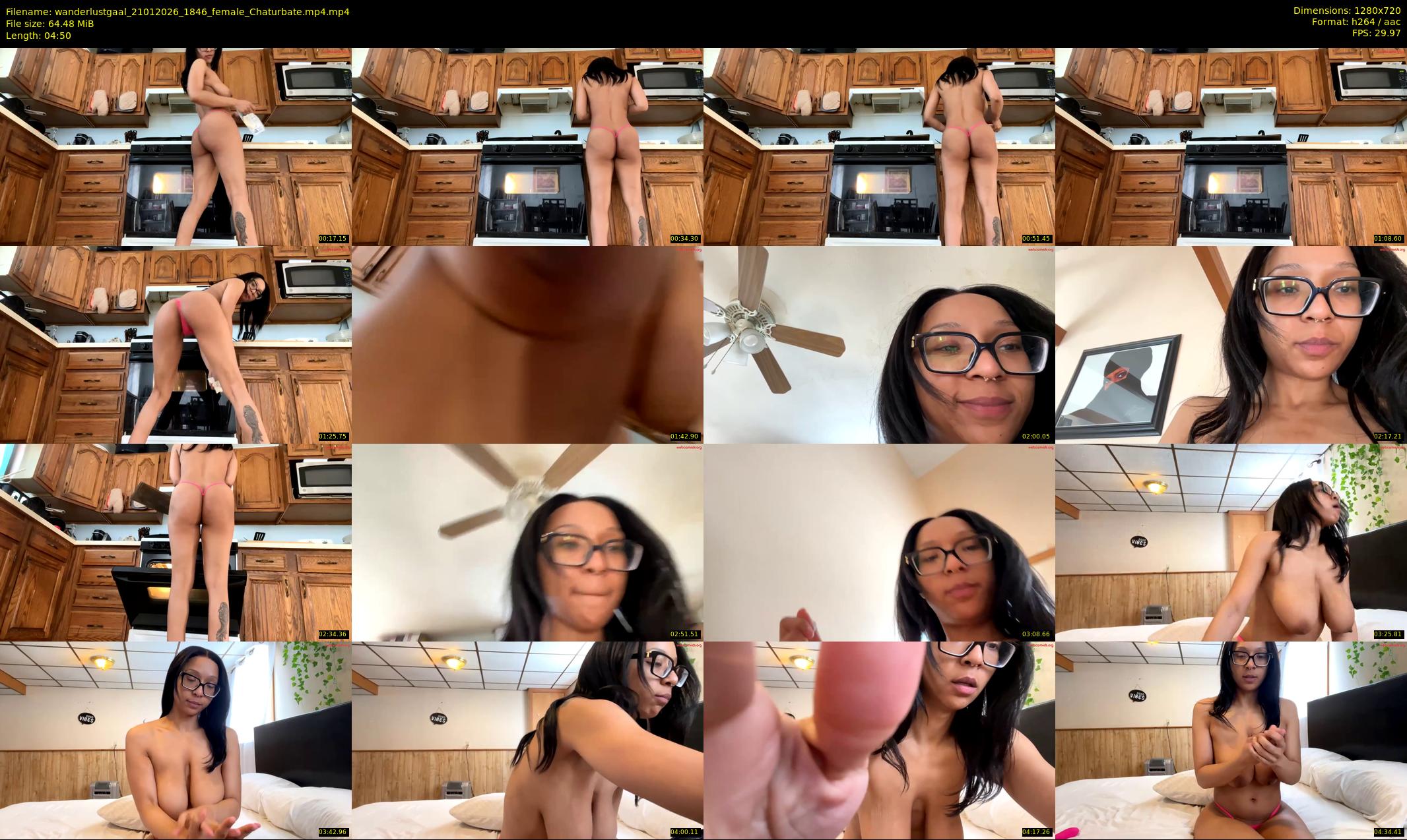 wanderlustgaal — 5 minute Chaturbate female cam show recording, 720p, Jan 21, 2026