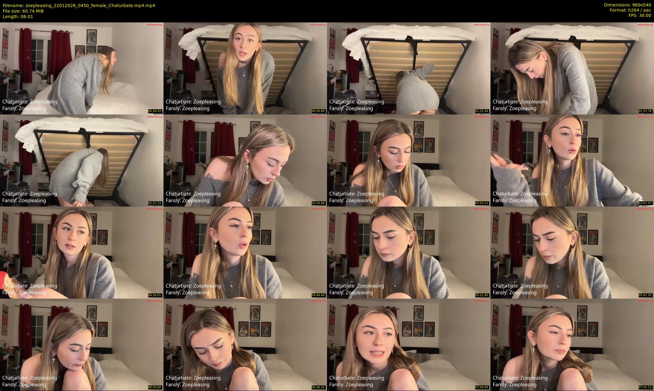 zoepleasing — 9 minute Chaturbate female cam show recording, 480p, Jan 22, 2026