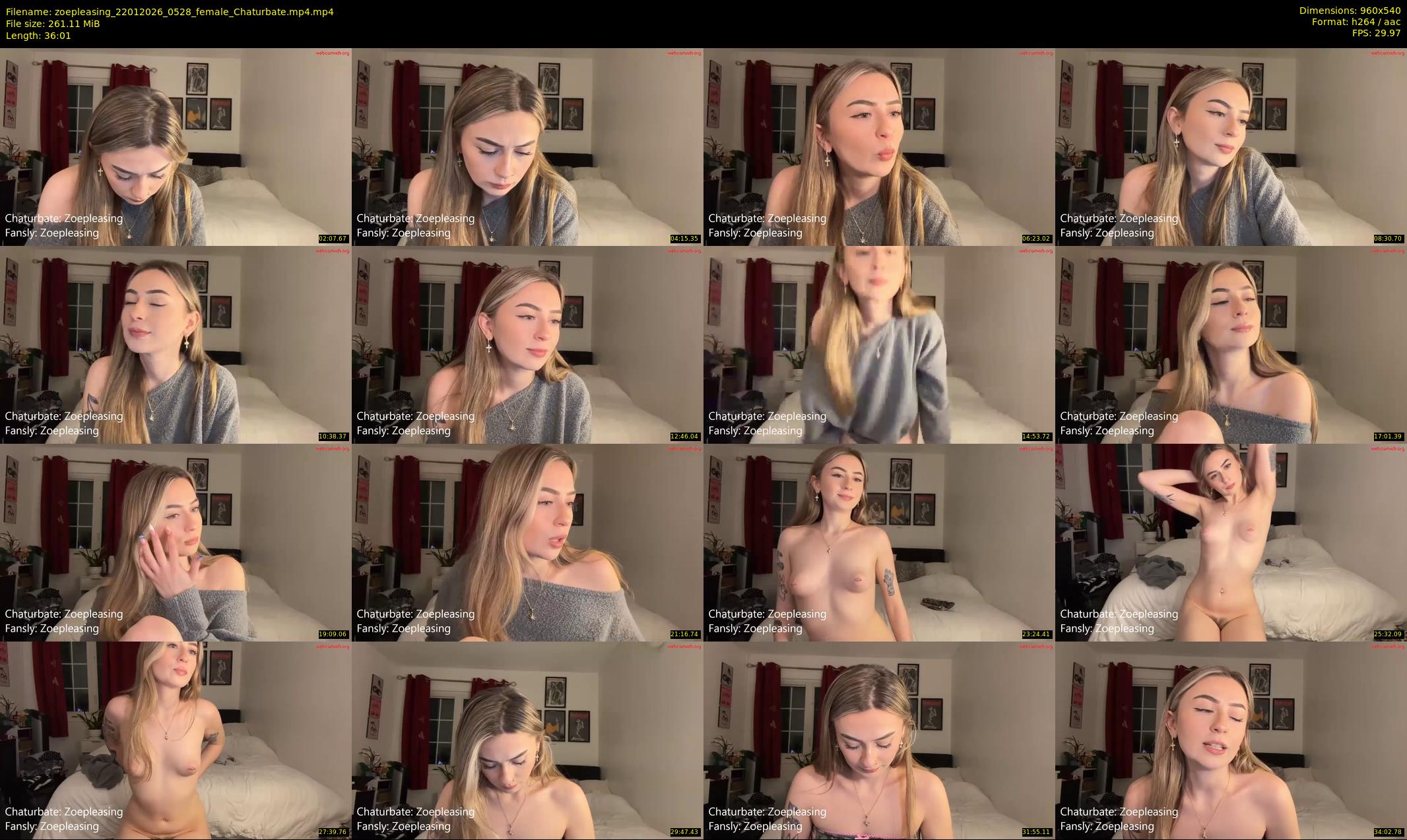 zoepleasing — 37 minute Chaturbate female cam show recording, 480p, Jan 22, 2026