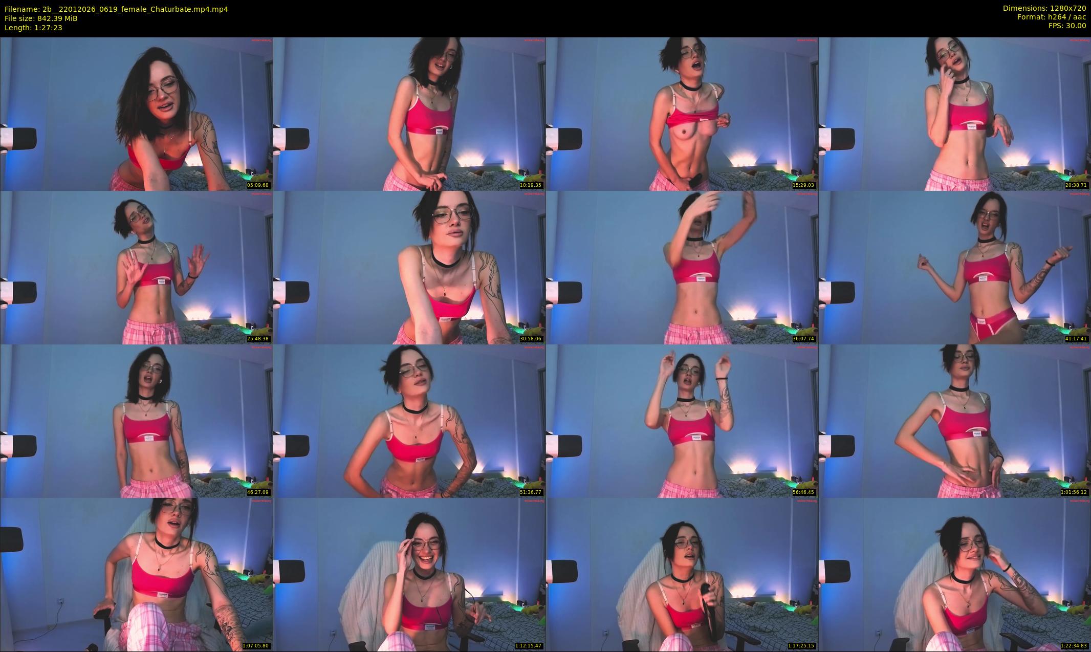 2b_ — 88 minute Chaturbate female cam show recording, 720p, Jan 22, 2026