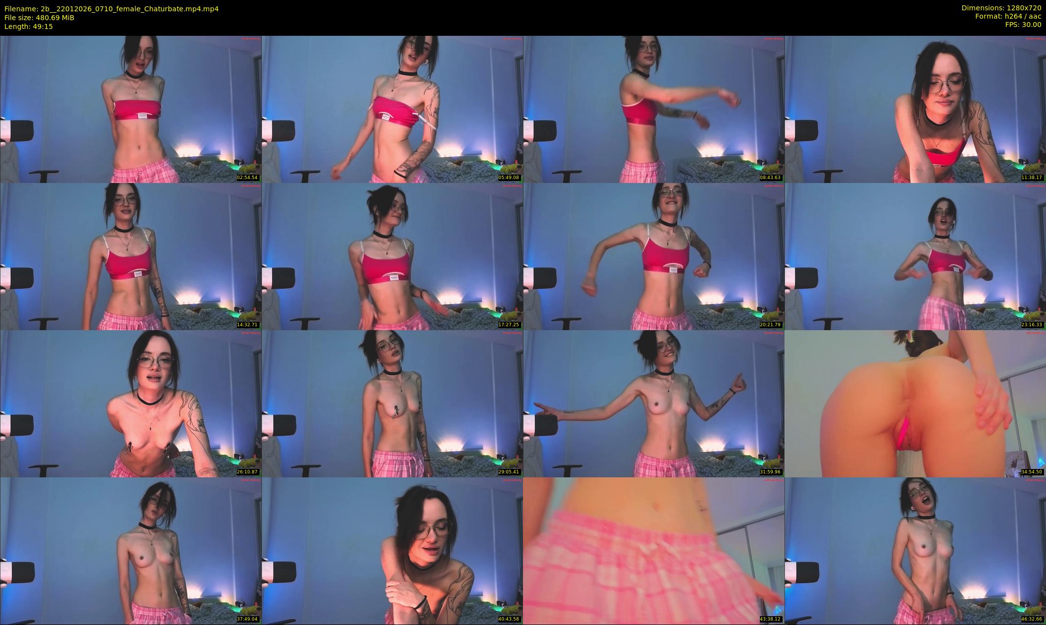 2b_ — 50 minute Chaturbate female cam show recording, 720p, Jan 22, 2026