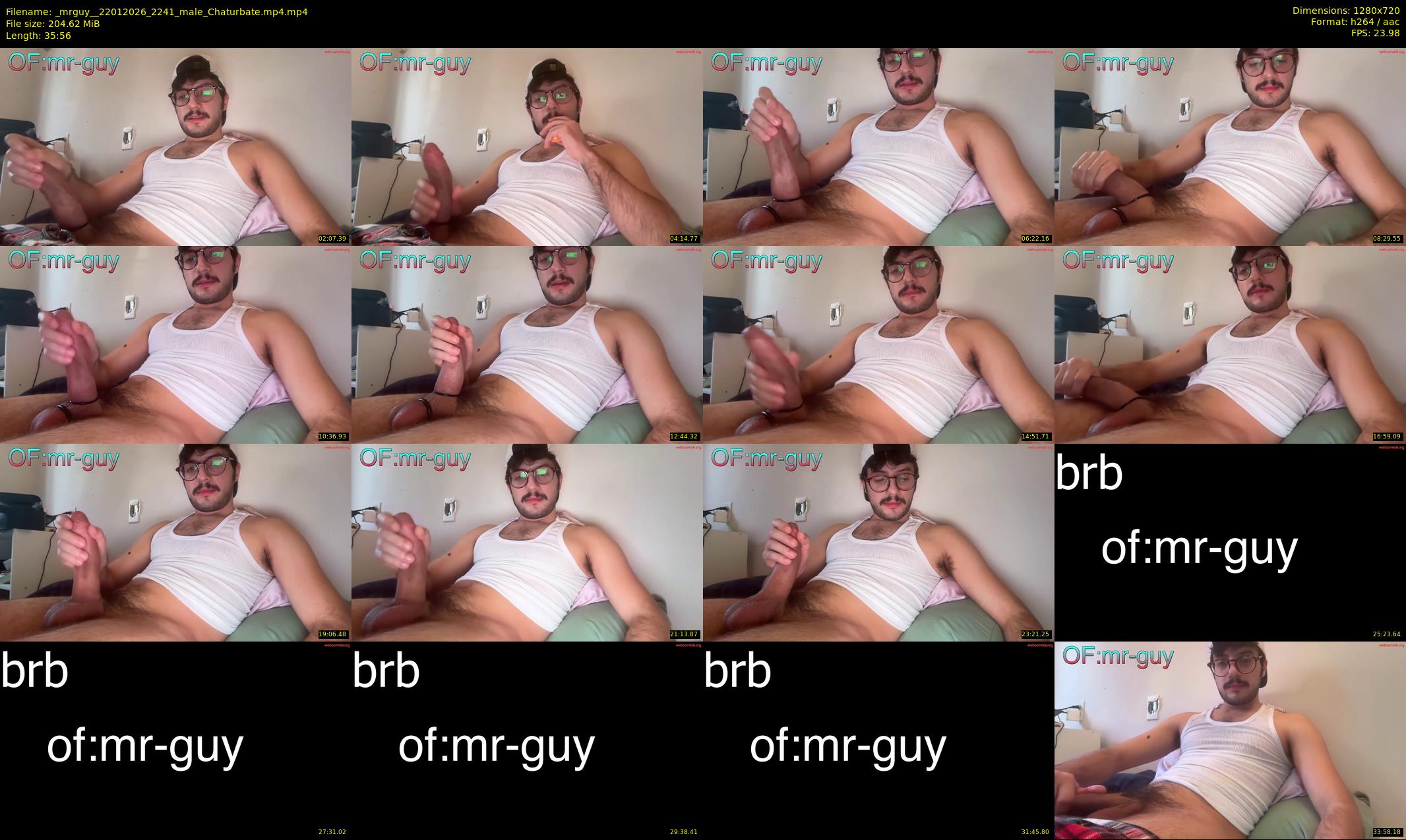 _mrguy_ — 36 minute Chaturbate male cam show recording, 720p, Jan 22, 2026