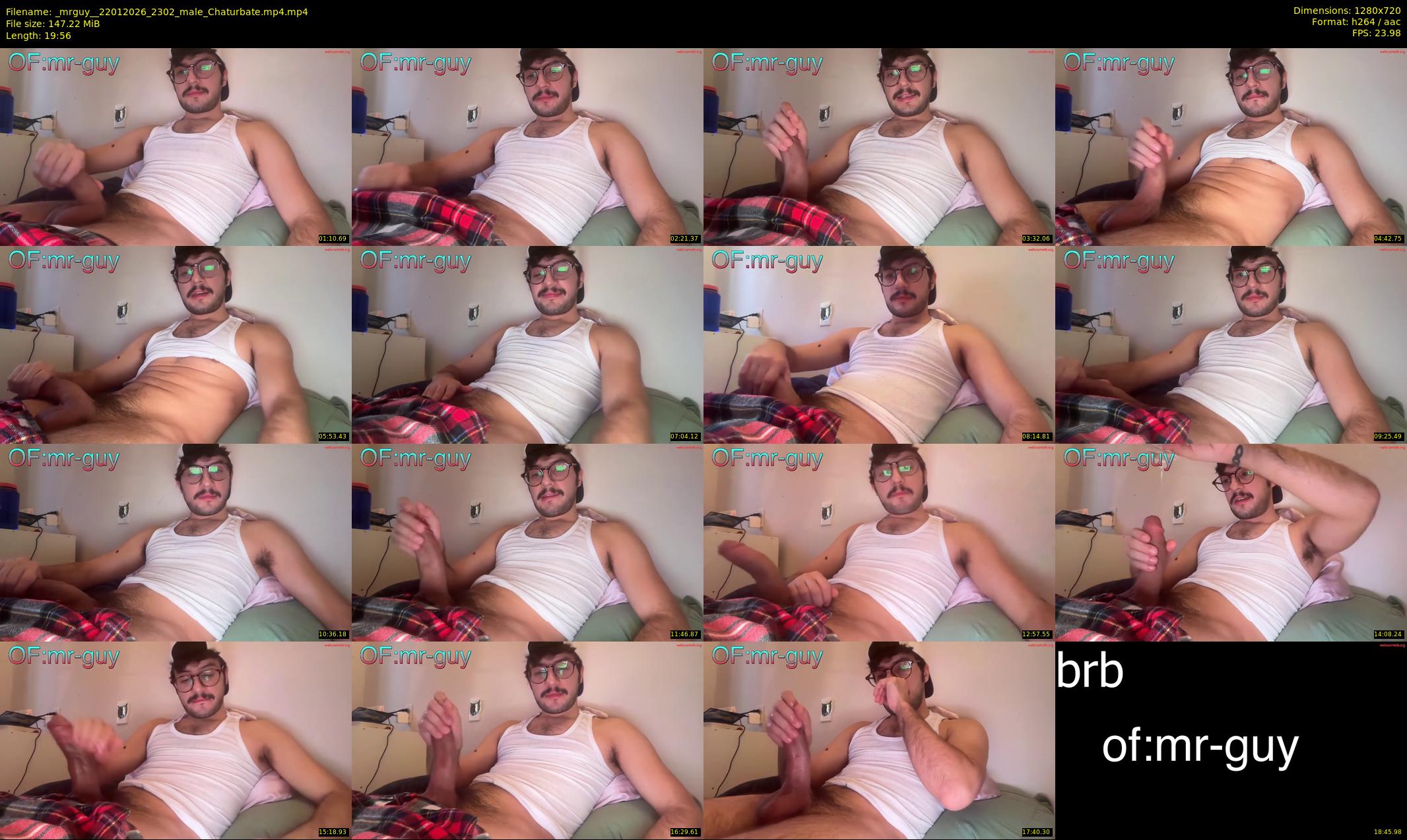 _mrguy_ — 20 minute Chaturbate male cam show recording, 720p, Jan 22, 2026