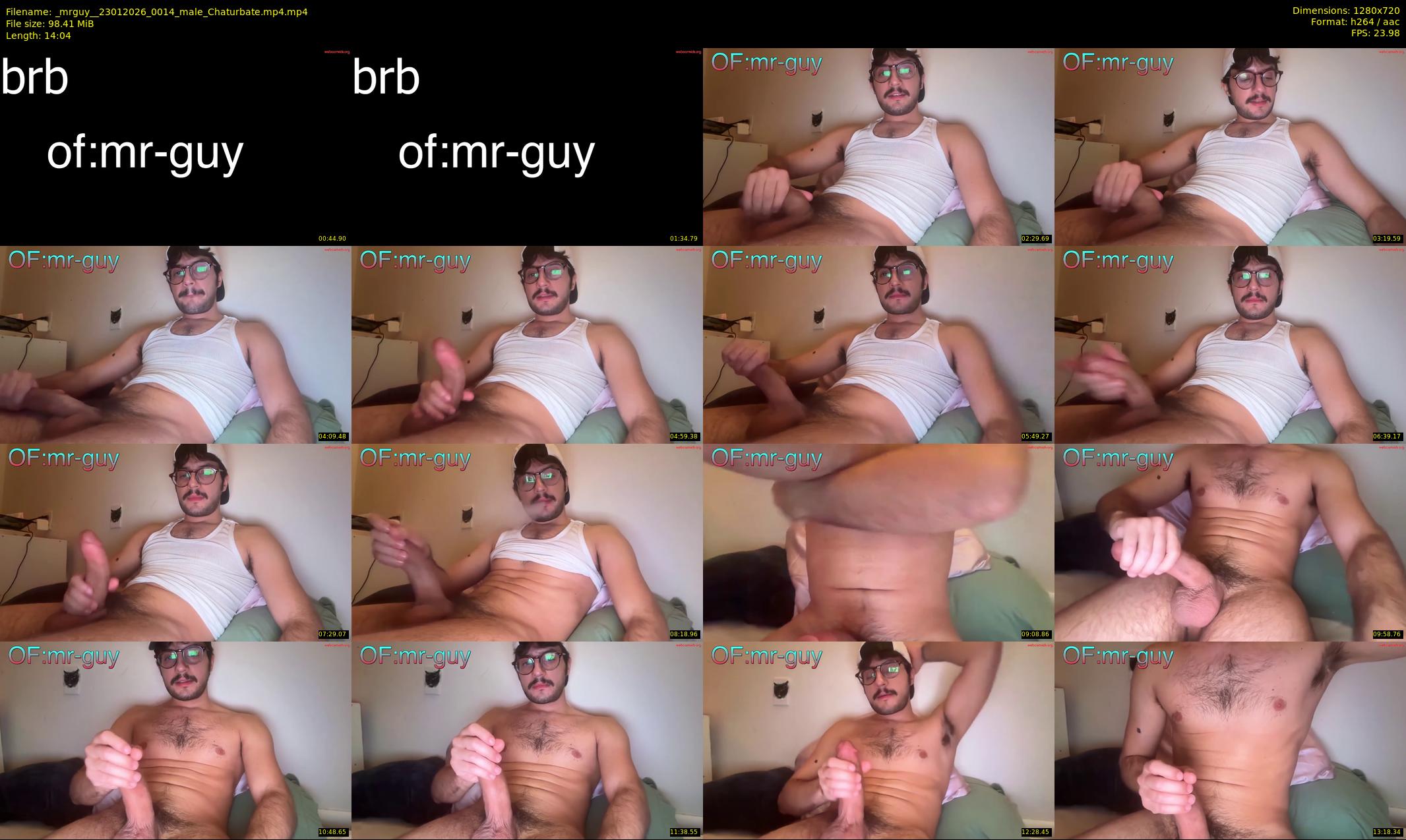 _mrguy_ — 15 minute Chaturbate male cam show recording, 720p, Jan 23, 2026