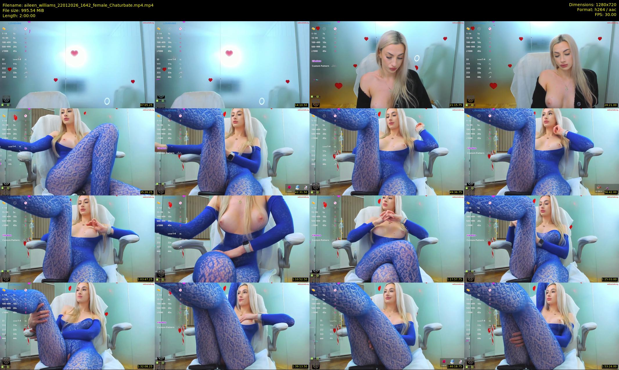 aileen_williams — 120 minute Chaturbate female cam show recording, 720p, Jan 22, 2026