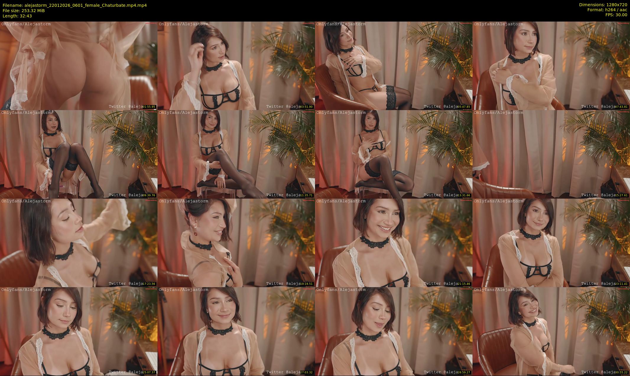 alejastorm — 33 minute Chaturbate female cam show recording, 720p, Jan 22, 2026