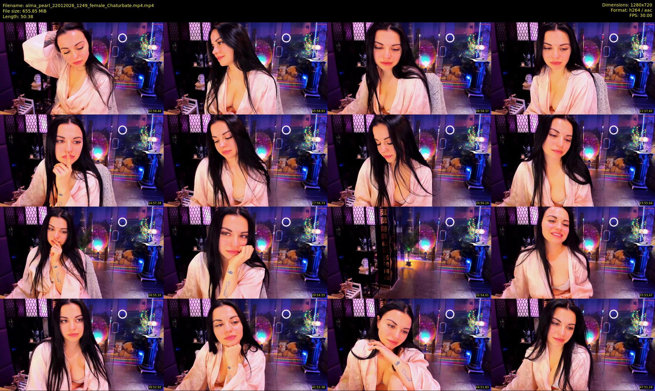alma_pearl — 51 minute Chaturbate female cam show recording, 720p, Jan 22, 2026