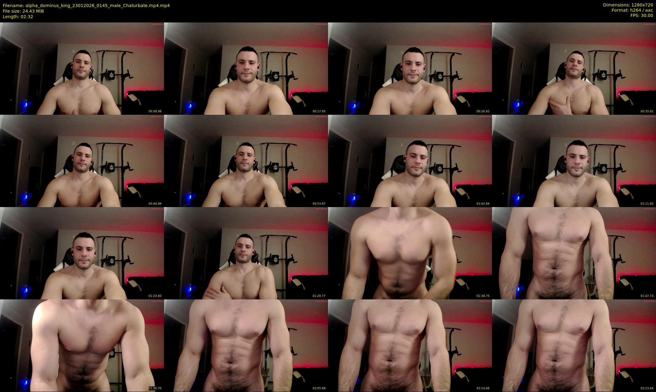 alpha_dominus_king — 3 minute Chaturbate male cam show recording, 720p, Jan 23, 2026