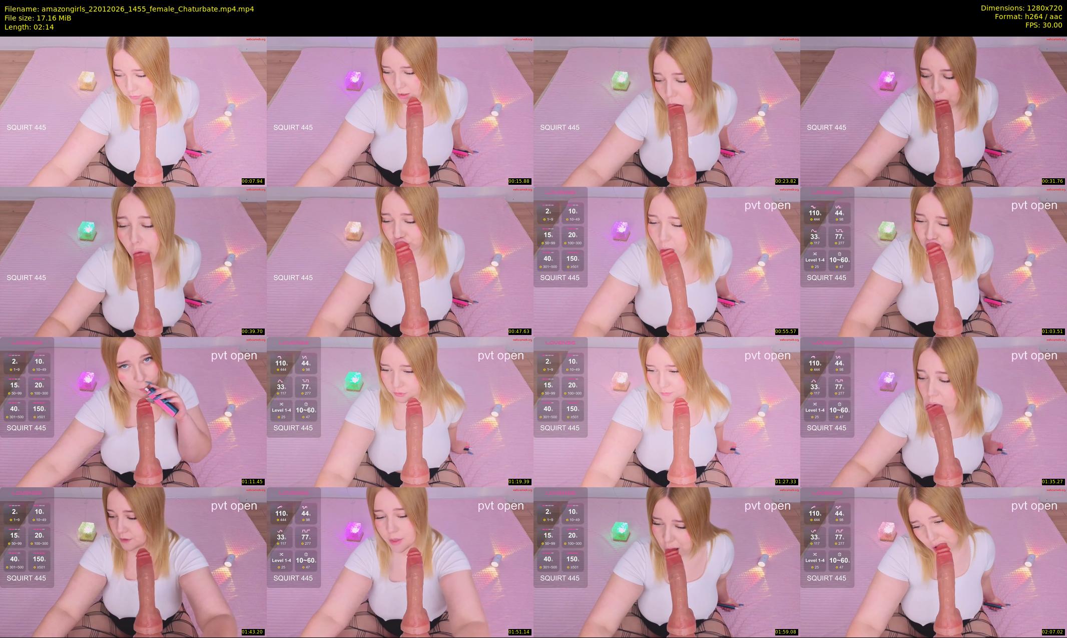 amazongirls — 3 minute Chaturbate couple cam show recording, 720p, Jan 22, 2026