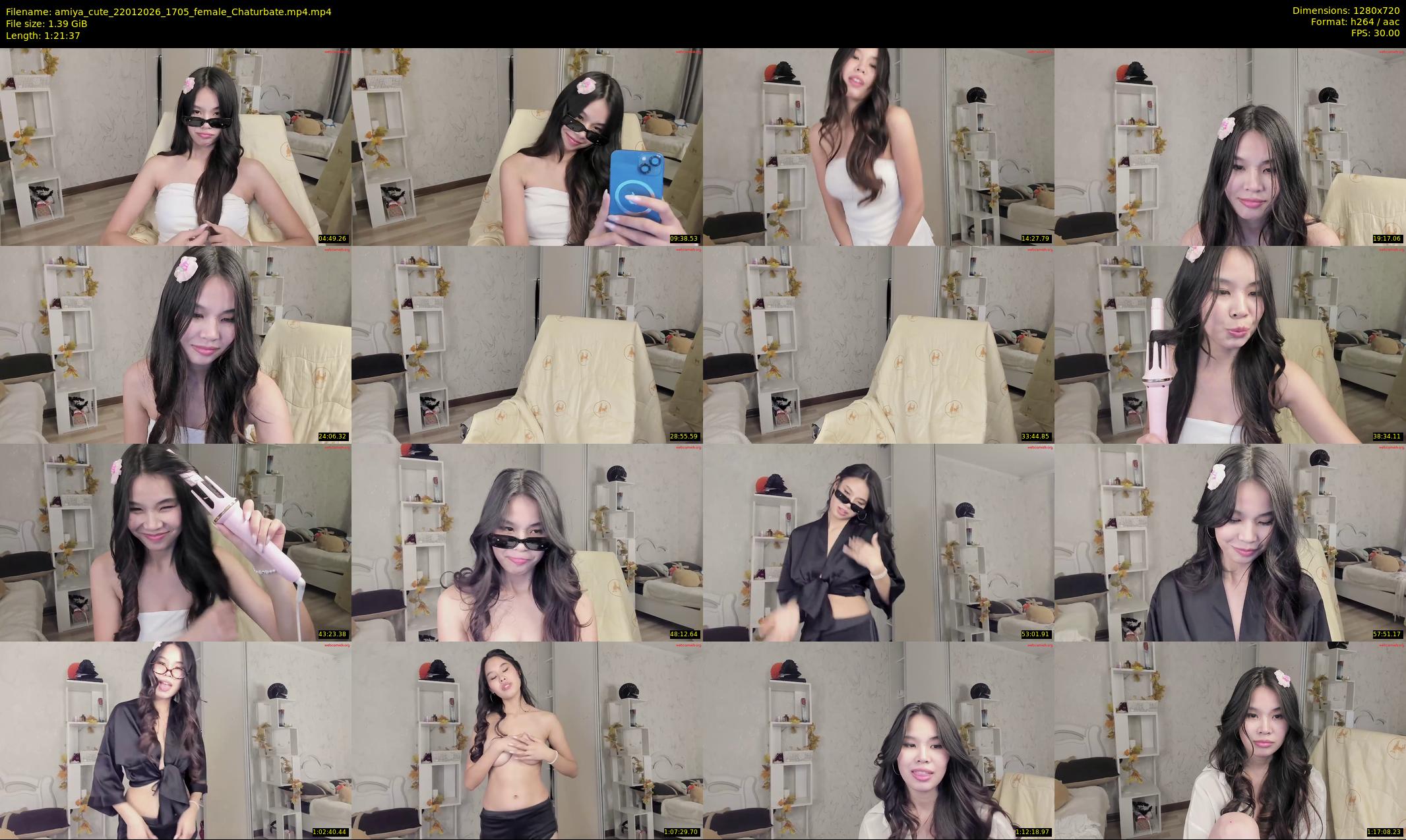 amiya_cute — 82 minute Chaturbate female cam show recording, 720p, Jan 22, 2026