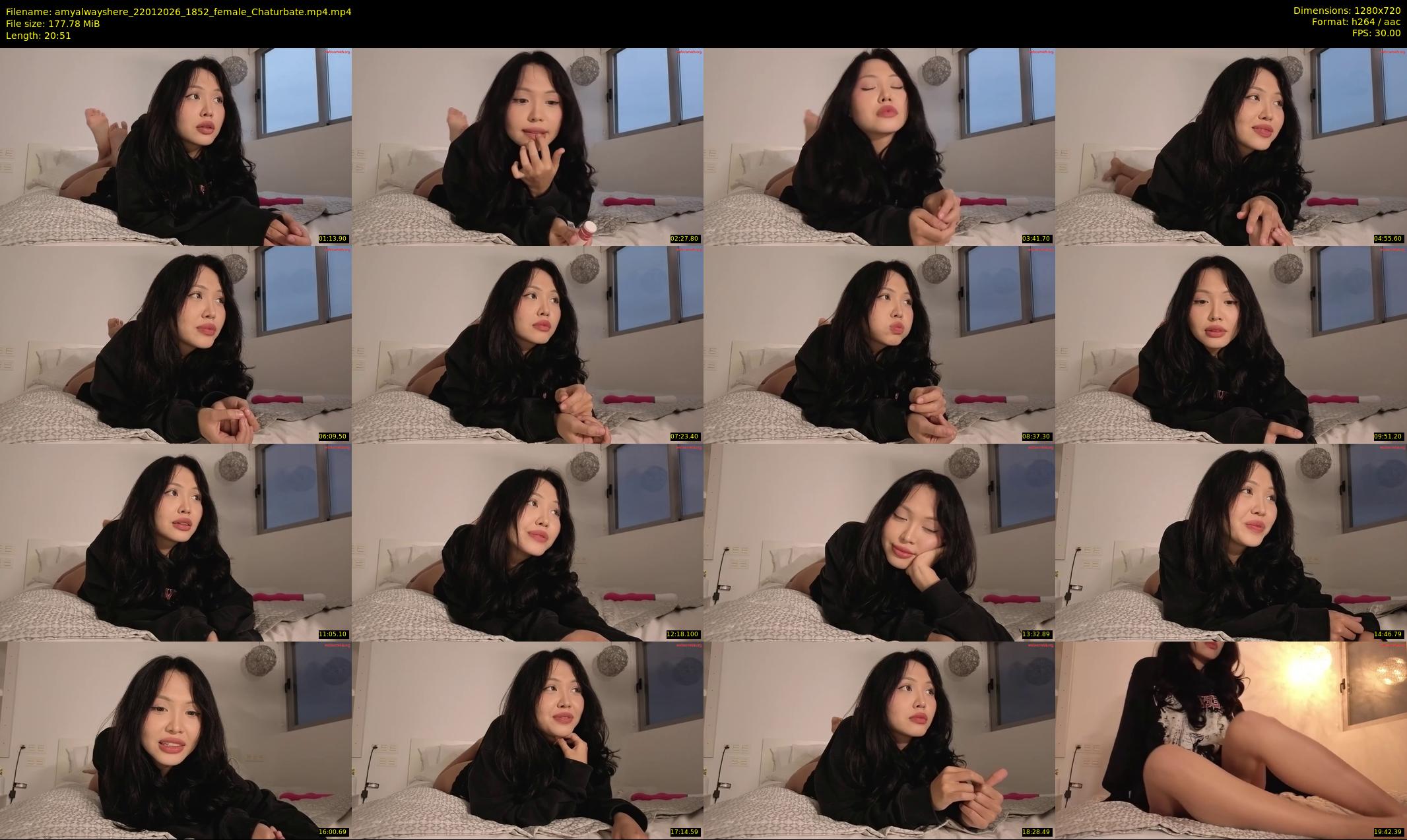 amyalwayshere — 21 minute Chaturbate female cam show recording, 720p, Jan 22, 2026