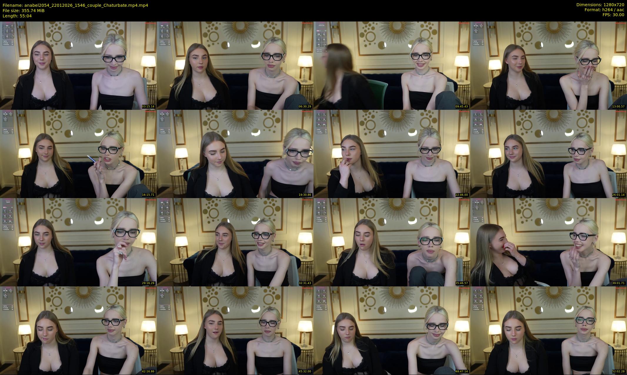 anabel2054 — 56 minute Chaturbate female cam show recording, 720p, Jan 22, 2026